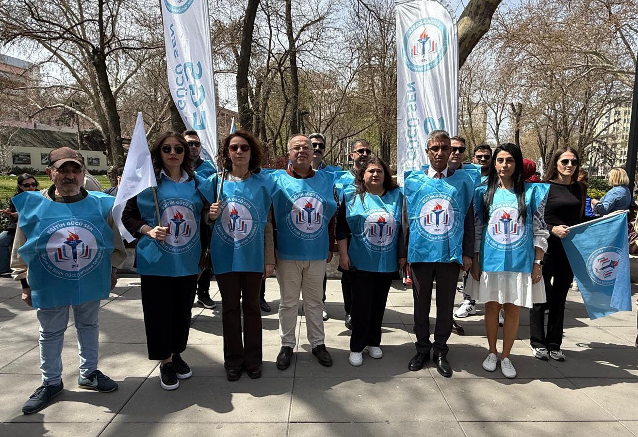 Eğitim Gücü Sen MEB önünde basın açıklaması