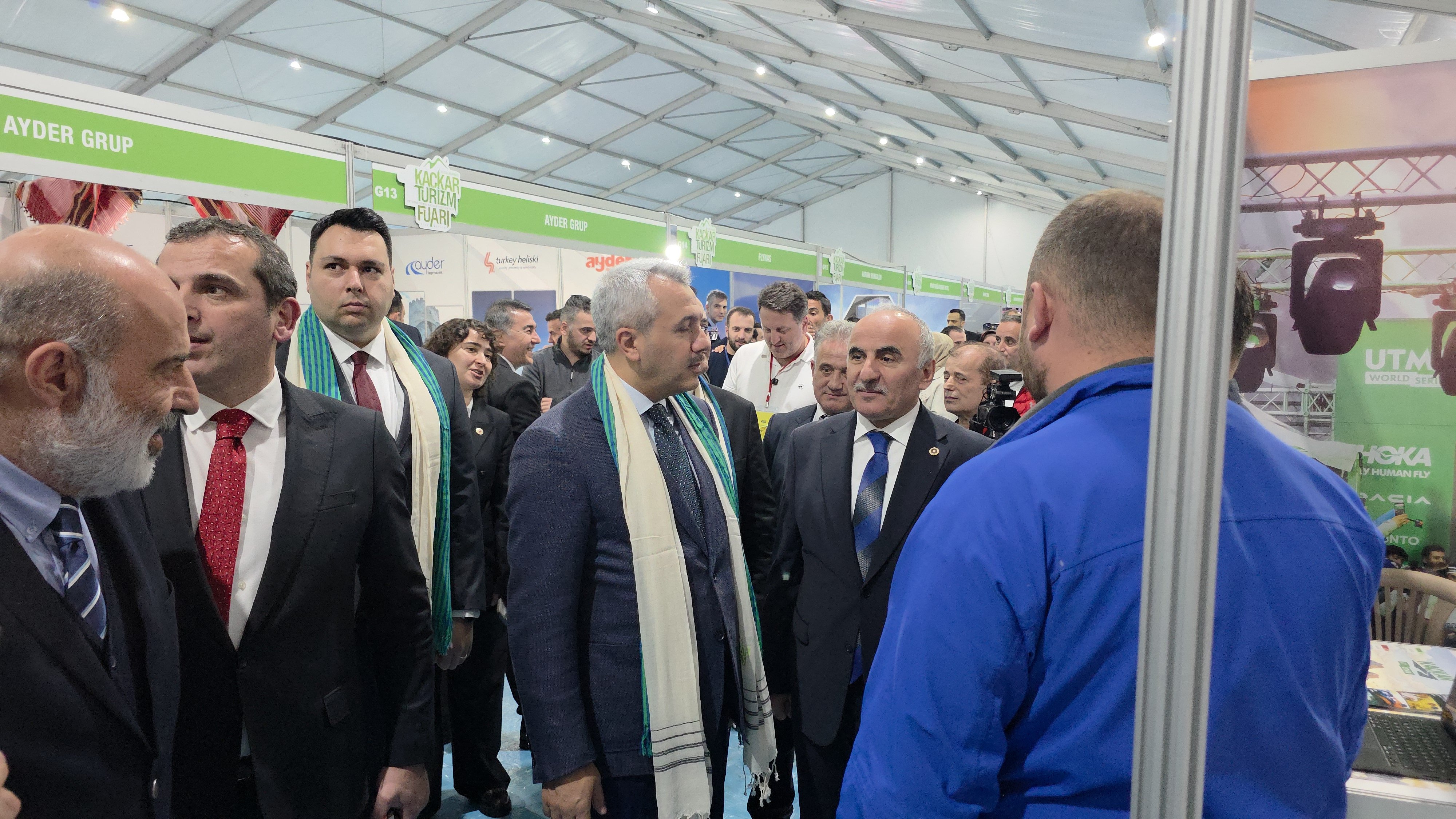 Uluslararası Kaçkar Turizm Fuarı katılımcıları