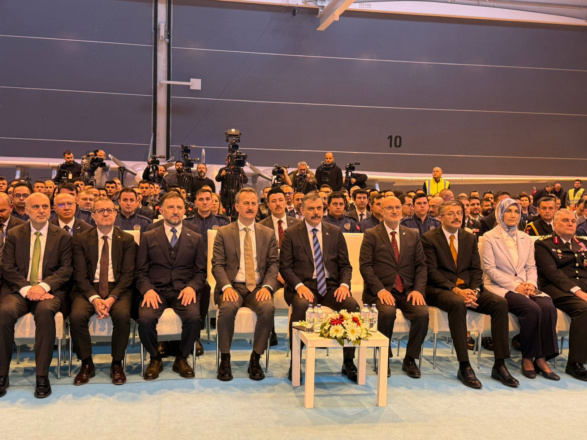 AKSUNGUR İHA ATAK T-70 teslim töreni İçişleri Bakanı Mustafa Çiftçi