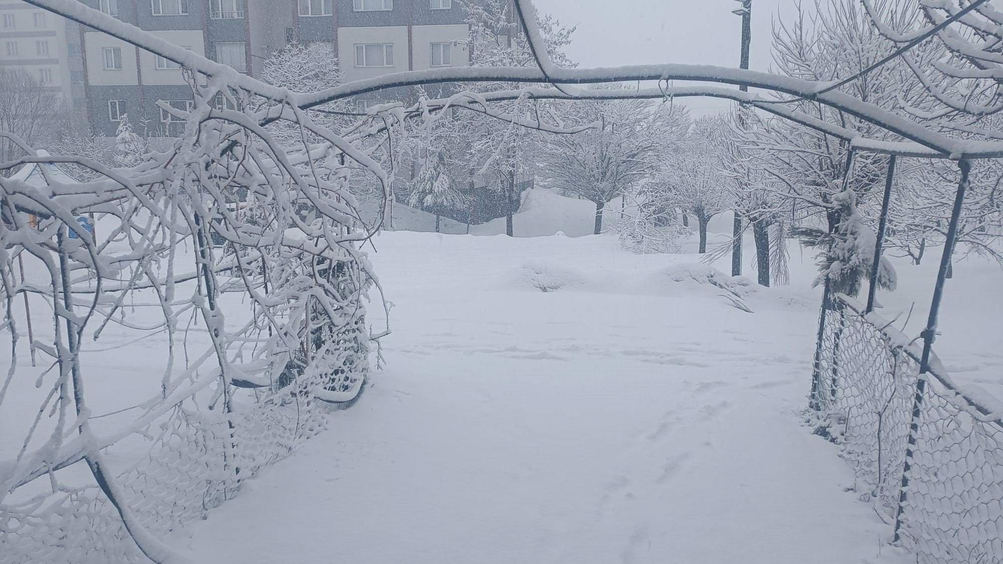 Bitlis belediyesi kar temizleme