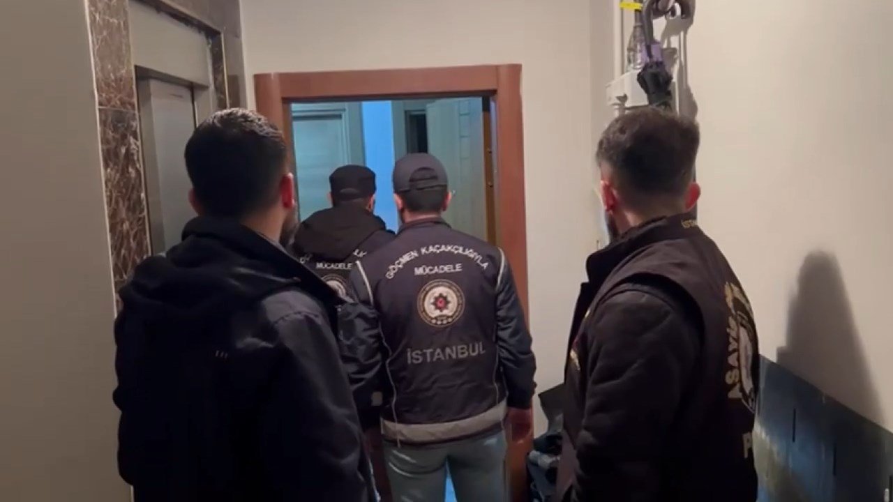 İstanbul Emniyeti Göçmen Kaçakçılığı Operasyonu