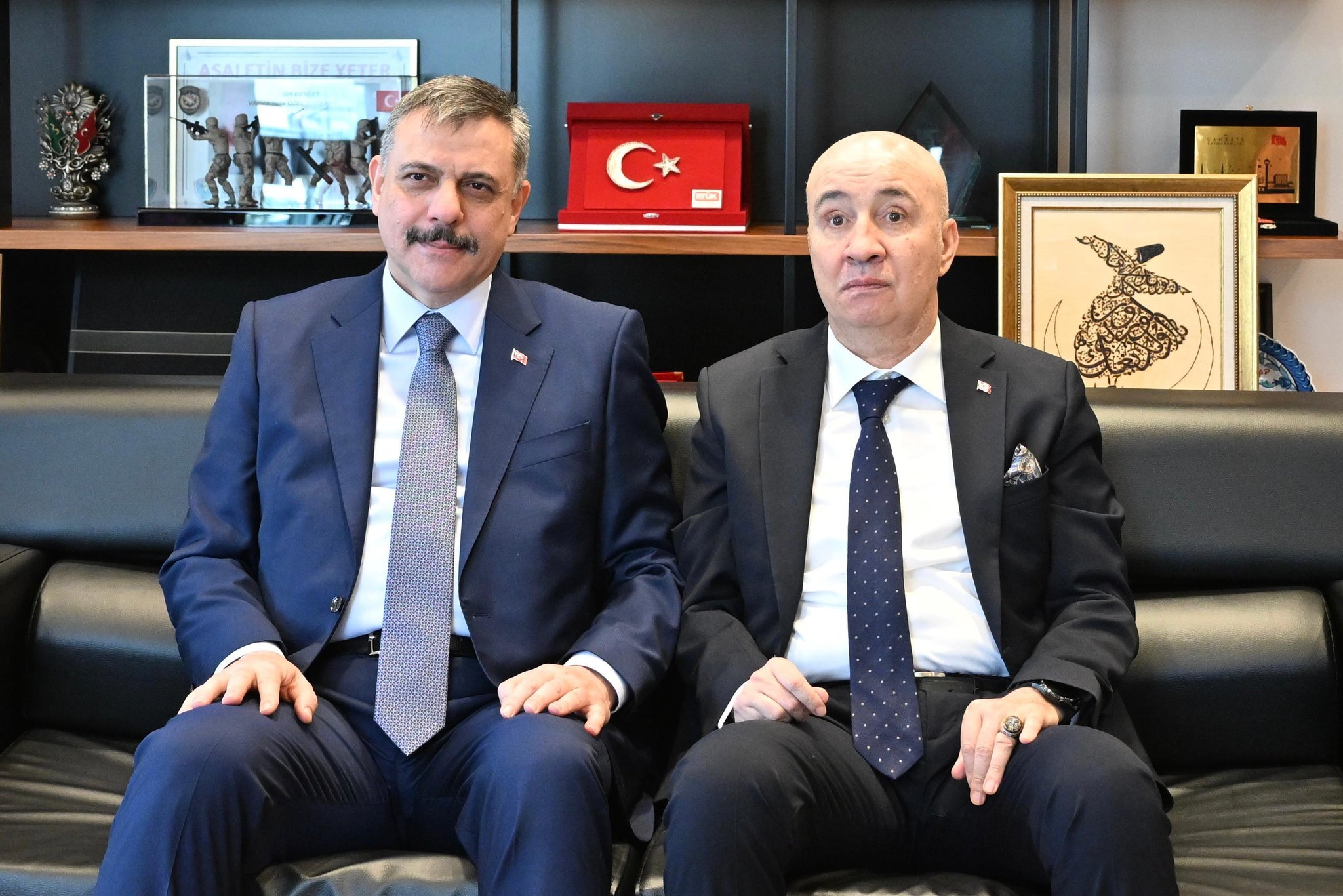 İçişleri Bakanı Mustafa Çiftçi Turgut Aslan Ziyareti