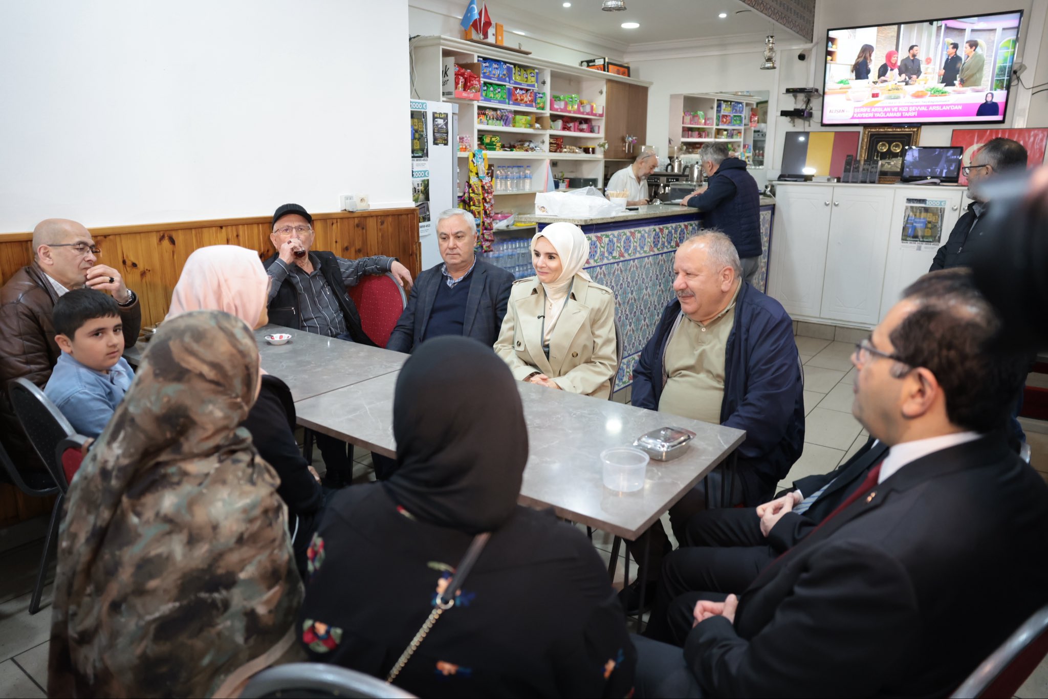 Mahinur Özdemir Göktaş Brüksel esnaf sohbeti