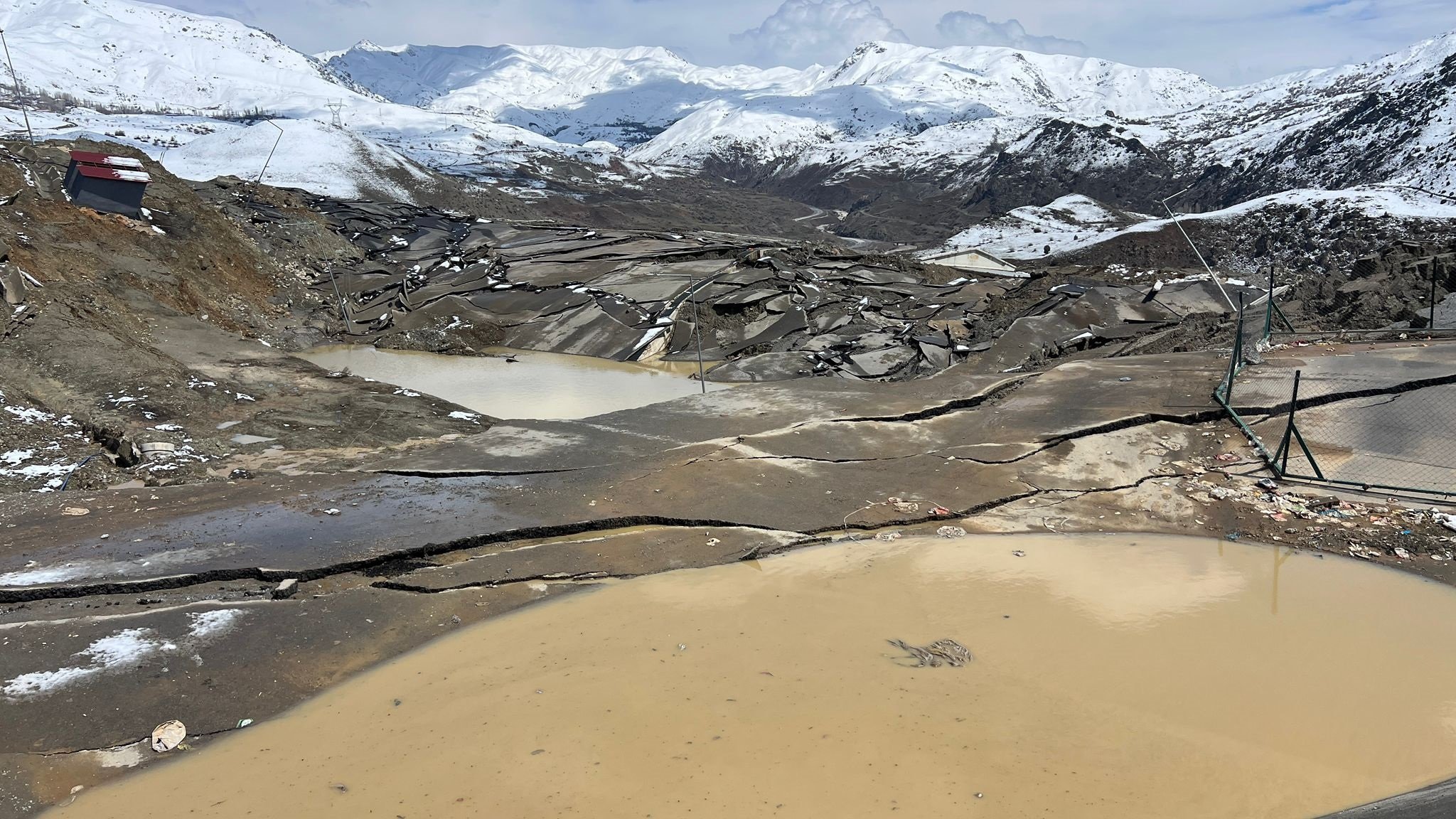 Hakkari Katı Atık Tesisi Heyelan Hasarı