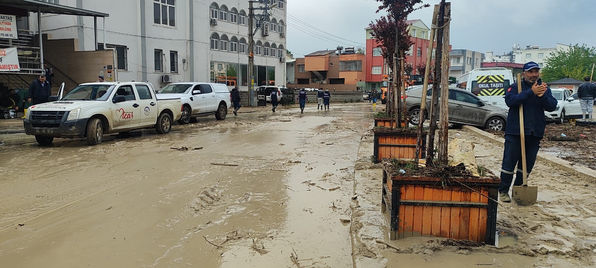 Kadirli Belediye Başkanı Mustafa Mert Olcar sel felaketi