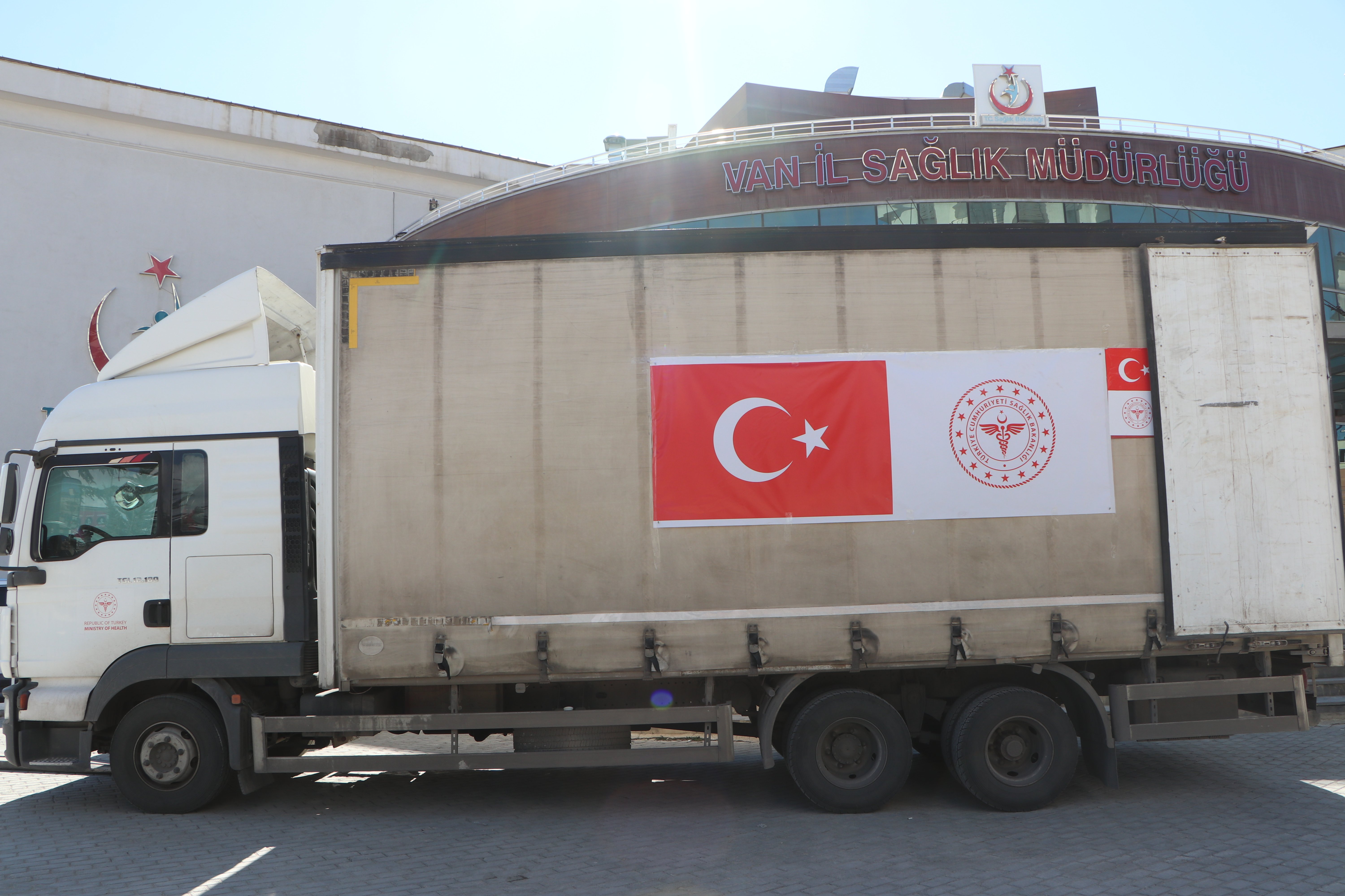 Tıbbi Malzeme Yükleme TIR Van Sağlık Bakanlığı