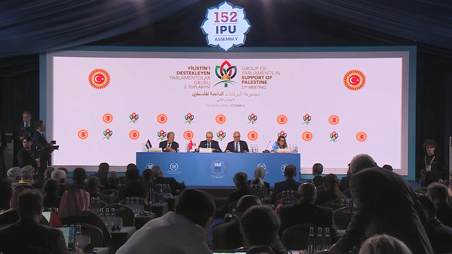 Numan Kurtulmuş Filistin Parlamentolar Toplantısı Konuşması