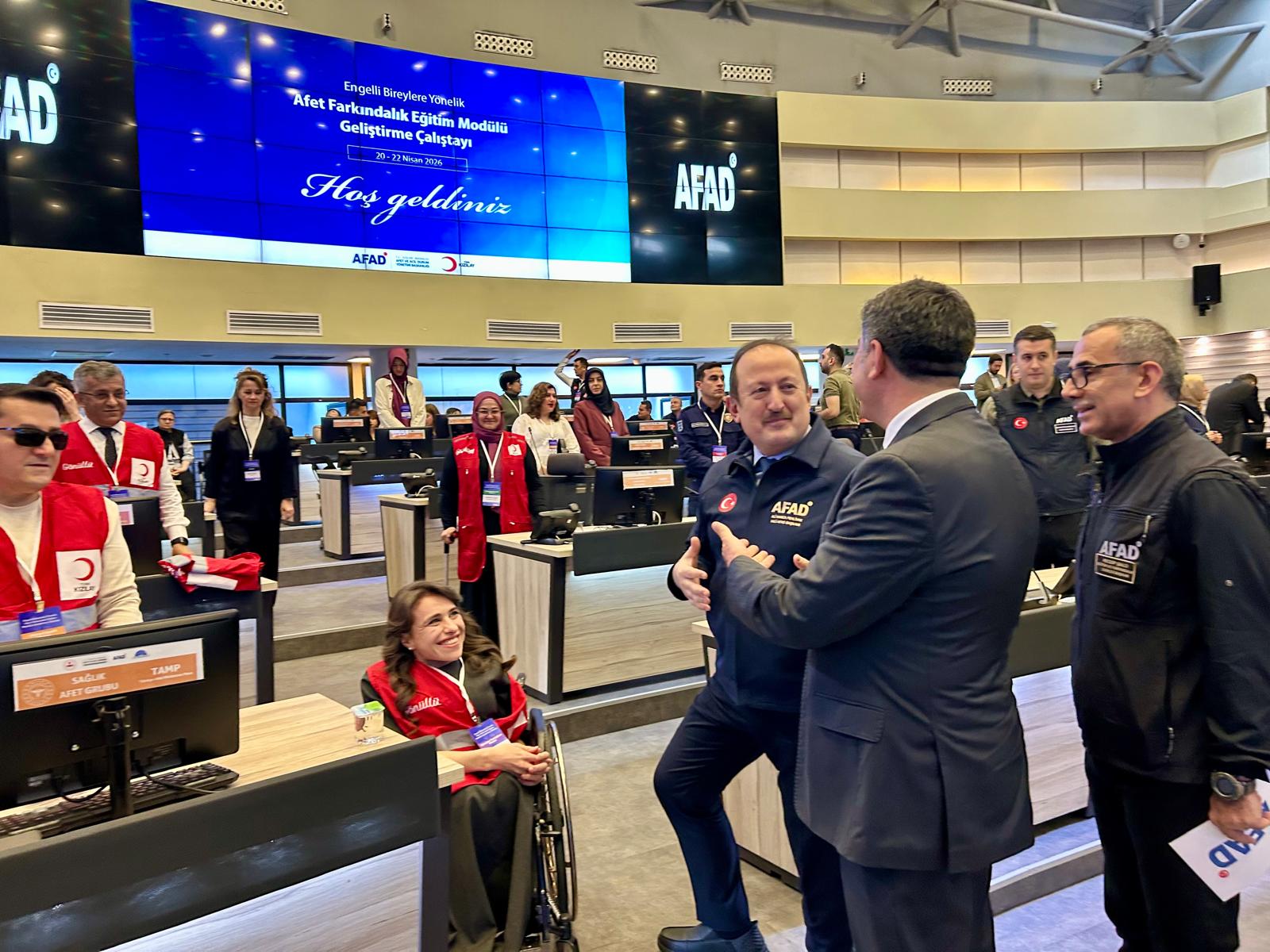 AFAD Başkanı Ali Hamza Pehlivan Engelli Bireylere Yönelik Afet Farkındalık Eğitim Modülü Çalıştayı