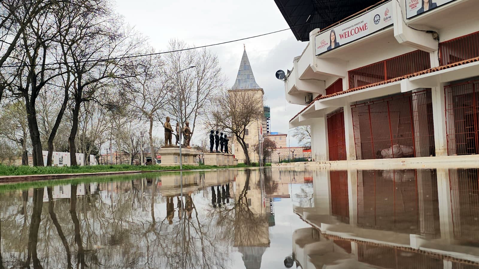 Tunca Nehri su seviyesi artışı