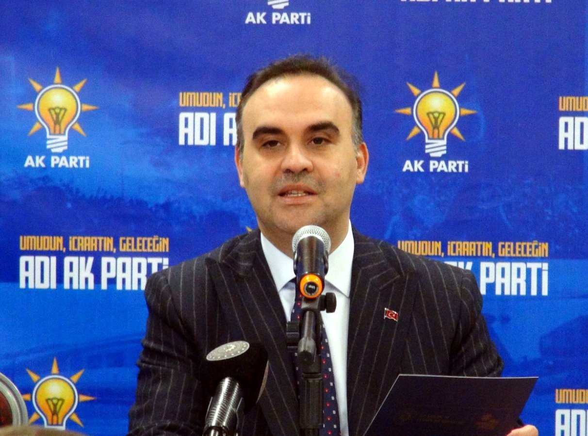 Bakan Mehmet Fatih Kacır konuşma yapıyor