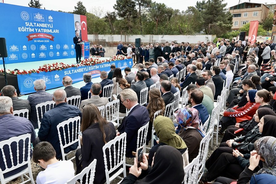 Sultanbeyli okul temeli atma töreni