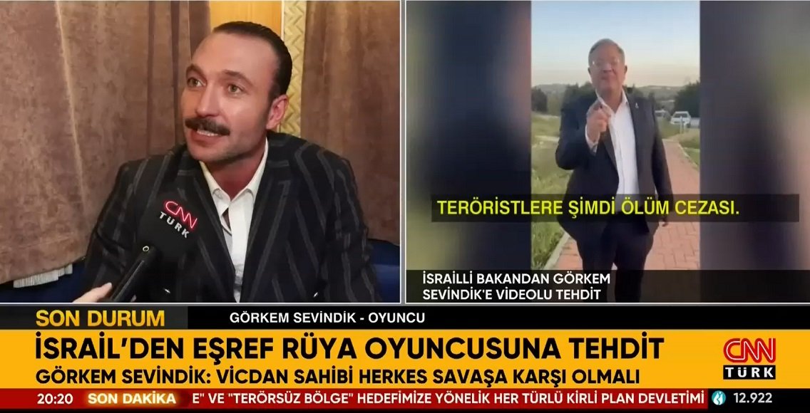 Görkem Sevindik İsrail Bakanına Yanıt