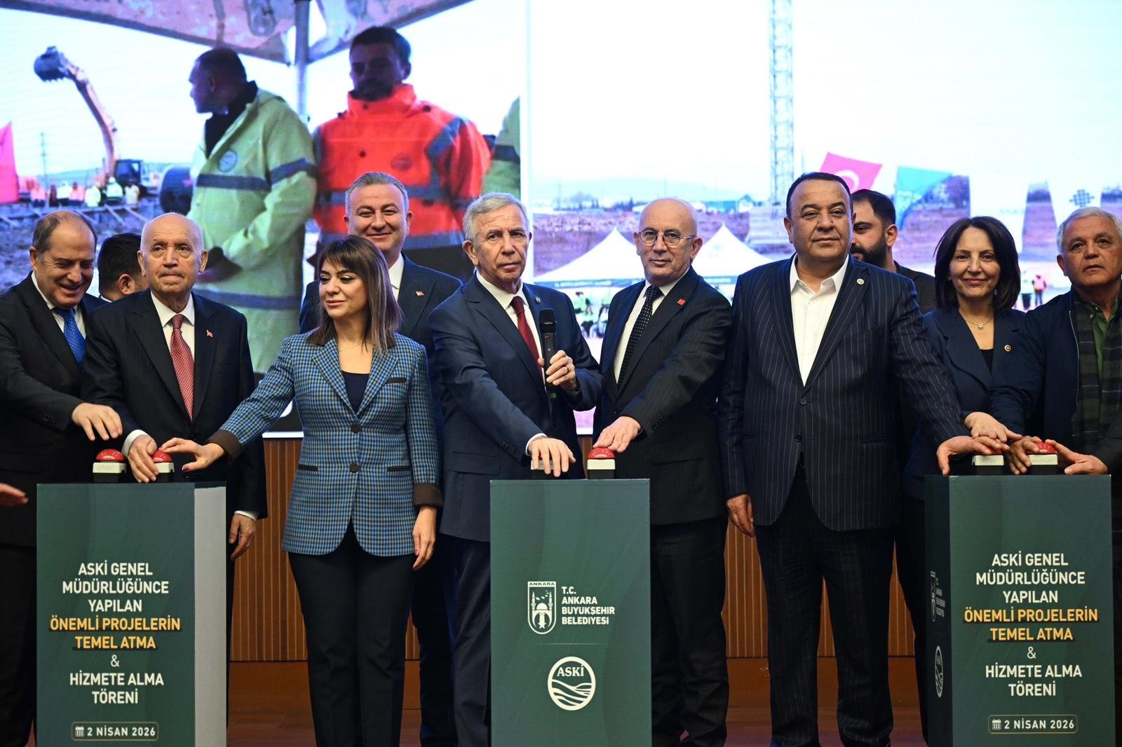 Mansur Yavaş ASKİ proje açılışı