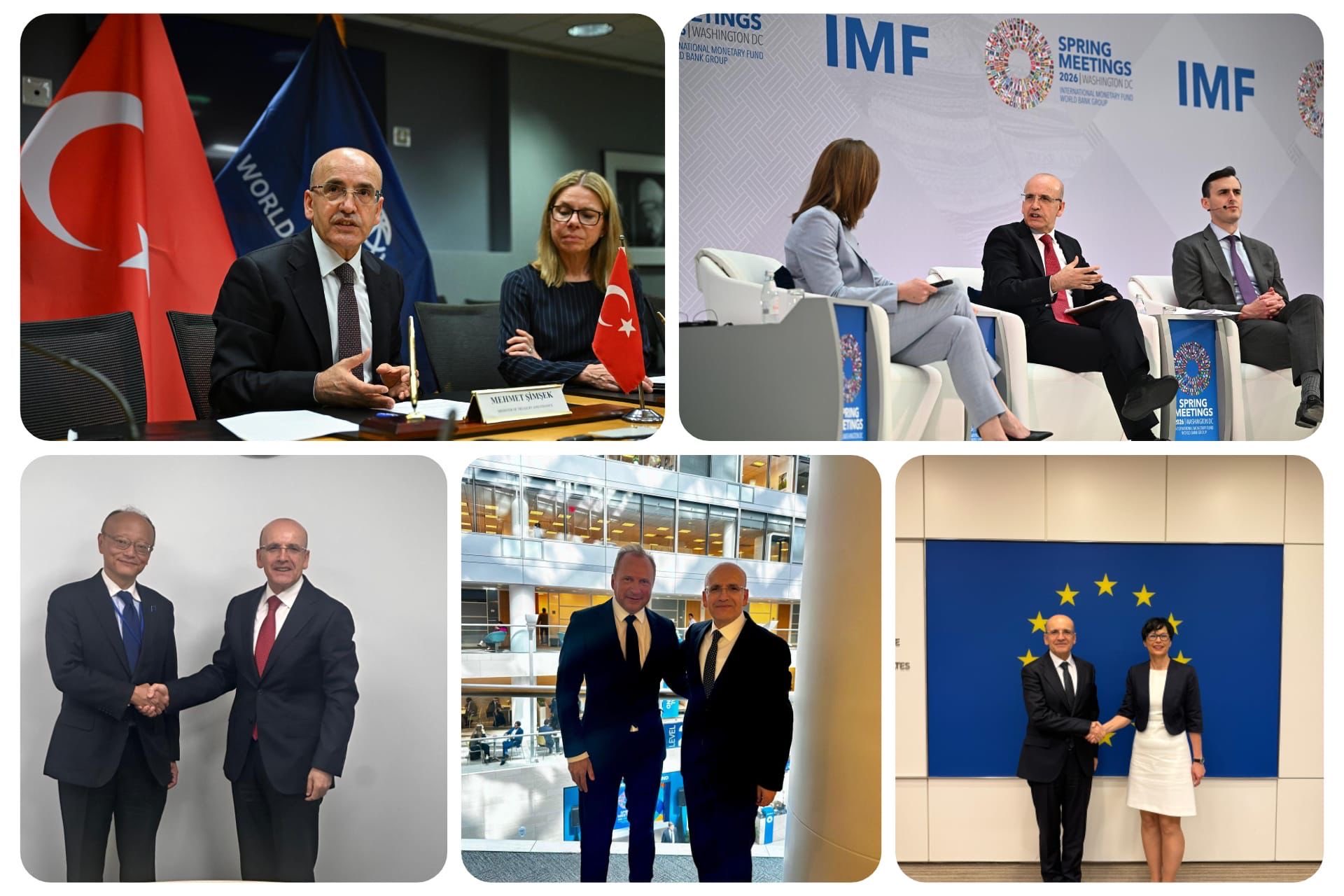 Mehmet Şimşek IMF Dünya Bankası Toplantısı