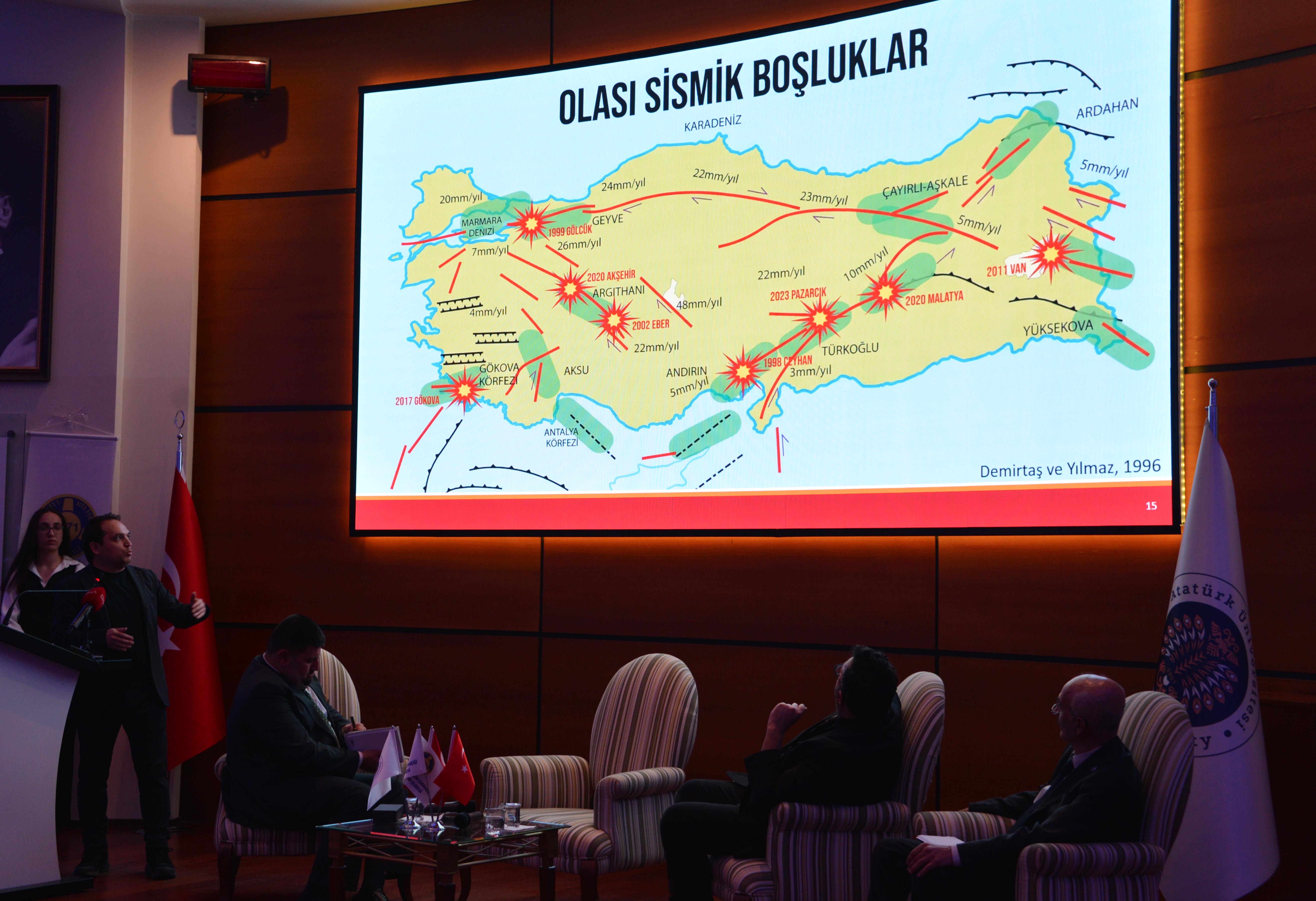 Bingöl sismik boşluğu haritası