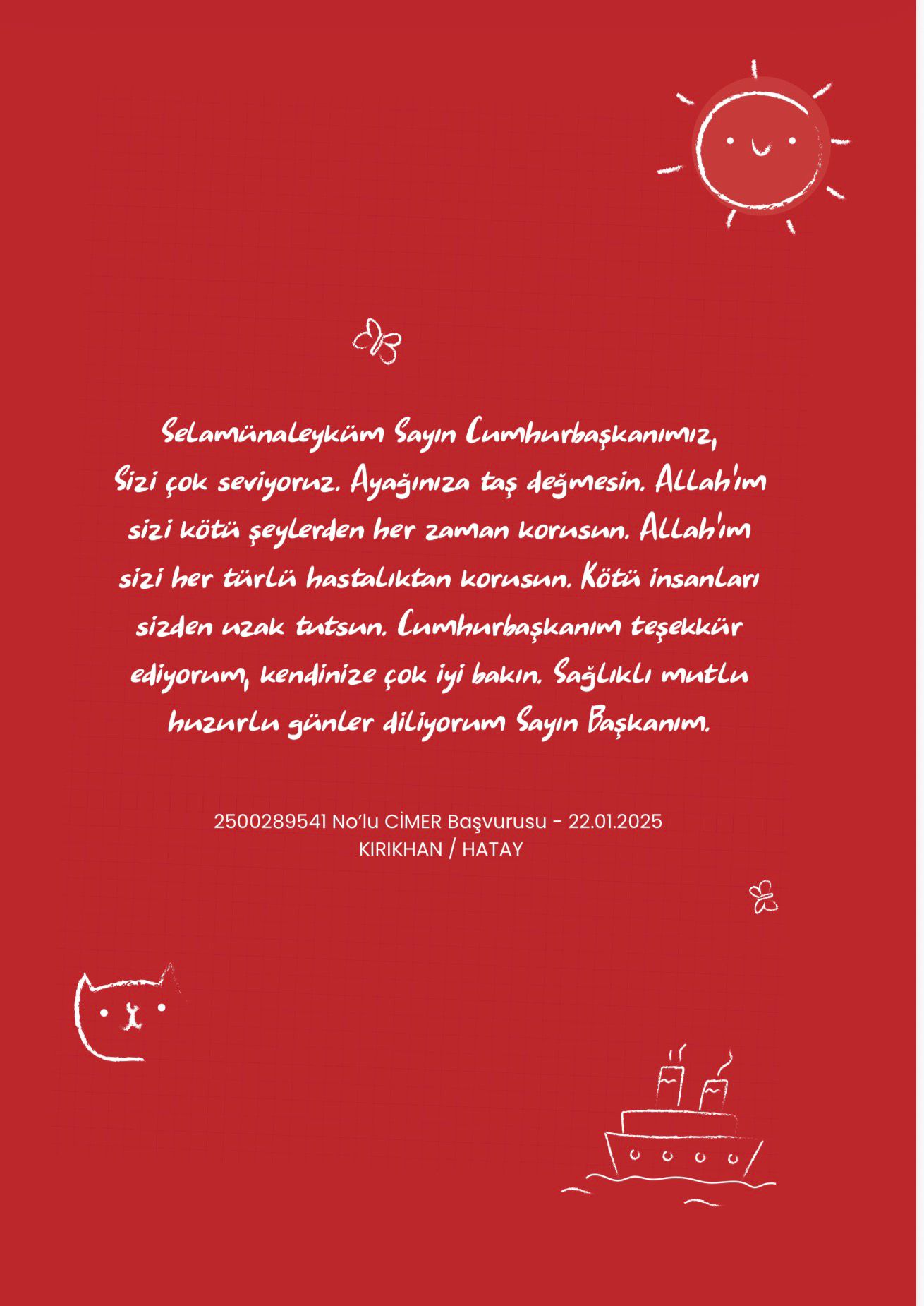 CİMER çocuk başvuruları