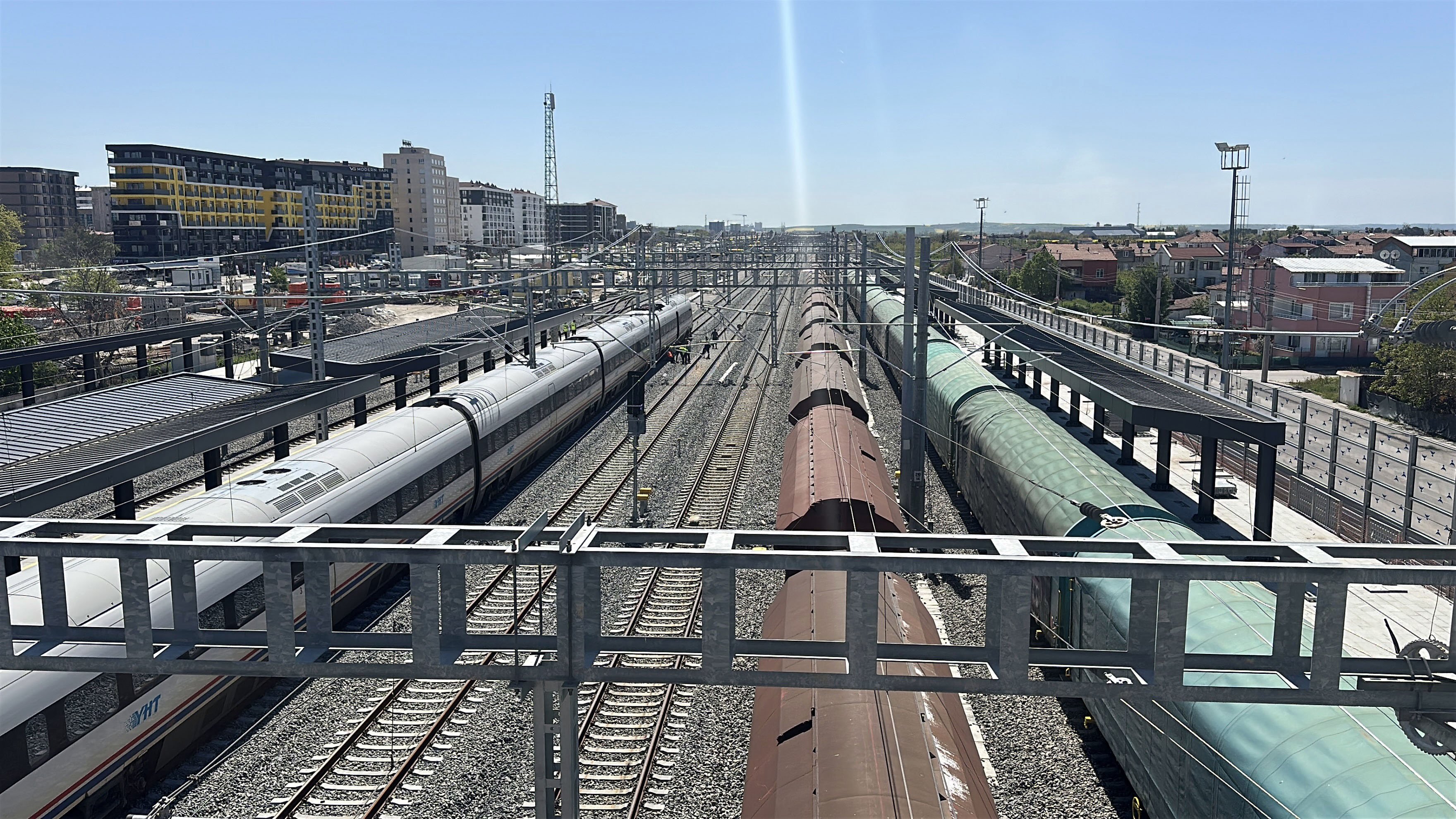 Halkalı-Kapıkule Hızlı Tren Projesi test sürüşü