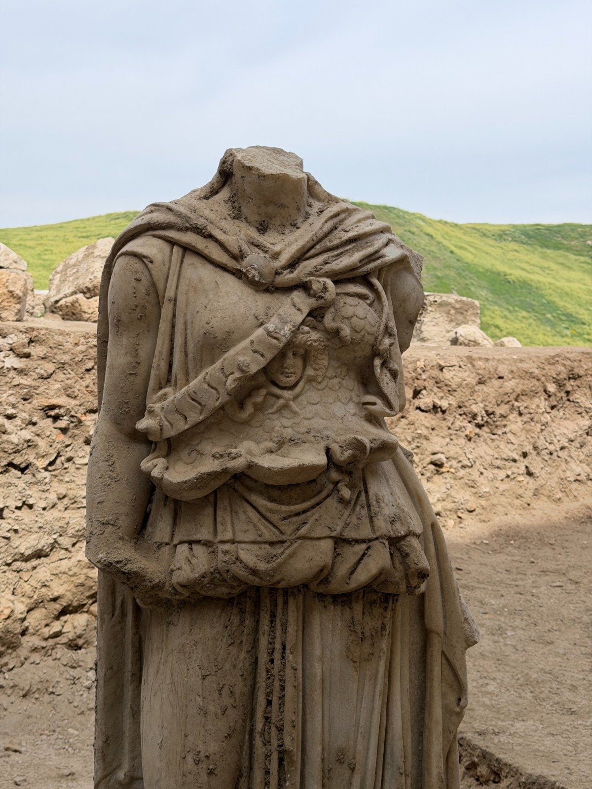 Laodikeia Athena Heykeli Kültür ve Turizm Bakanı Mehmet Nuri Ersoy