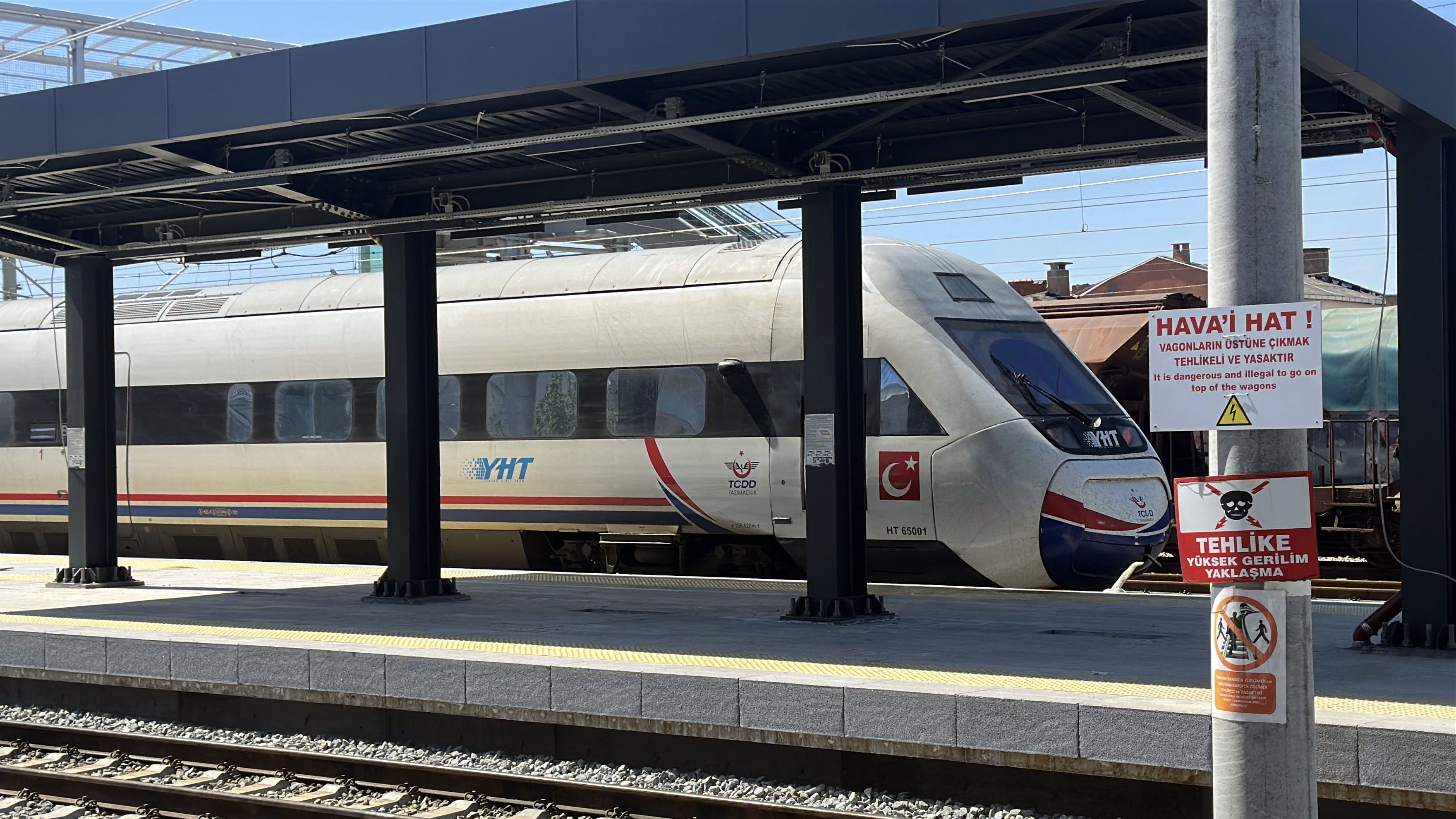 Halkalı-Kapıkule Hızlı Tren Projesi test sürüşü