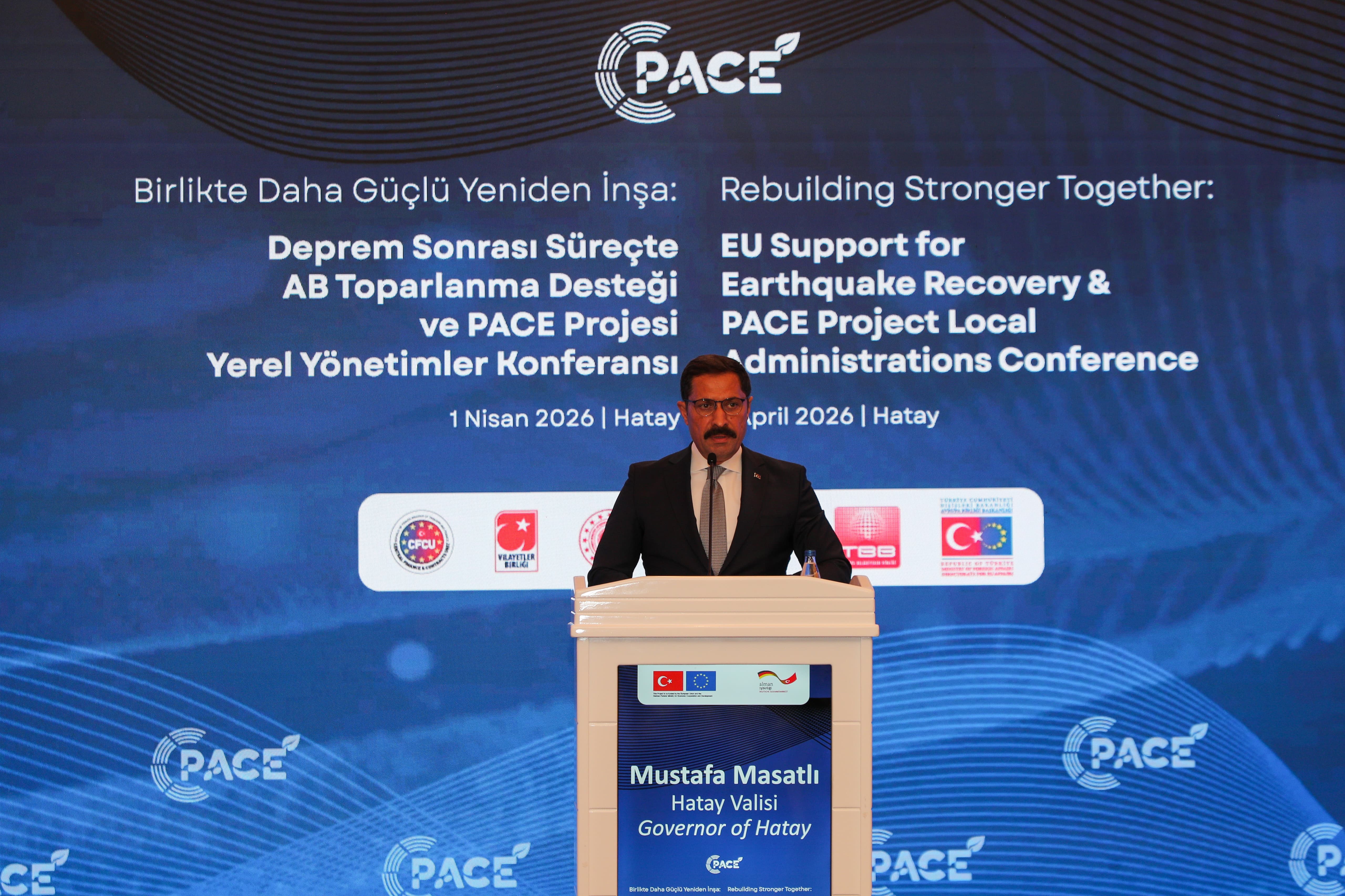 AB Türkiye Delegasyonu Maslahatgüzarı Jurgis Vilcinskas konuşma yapıyor