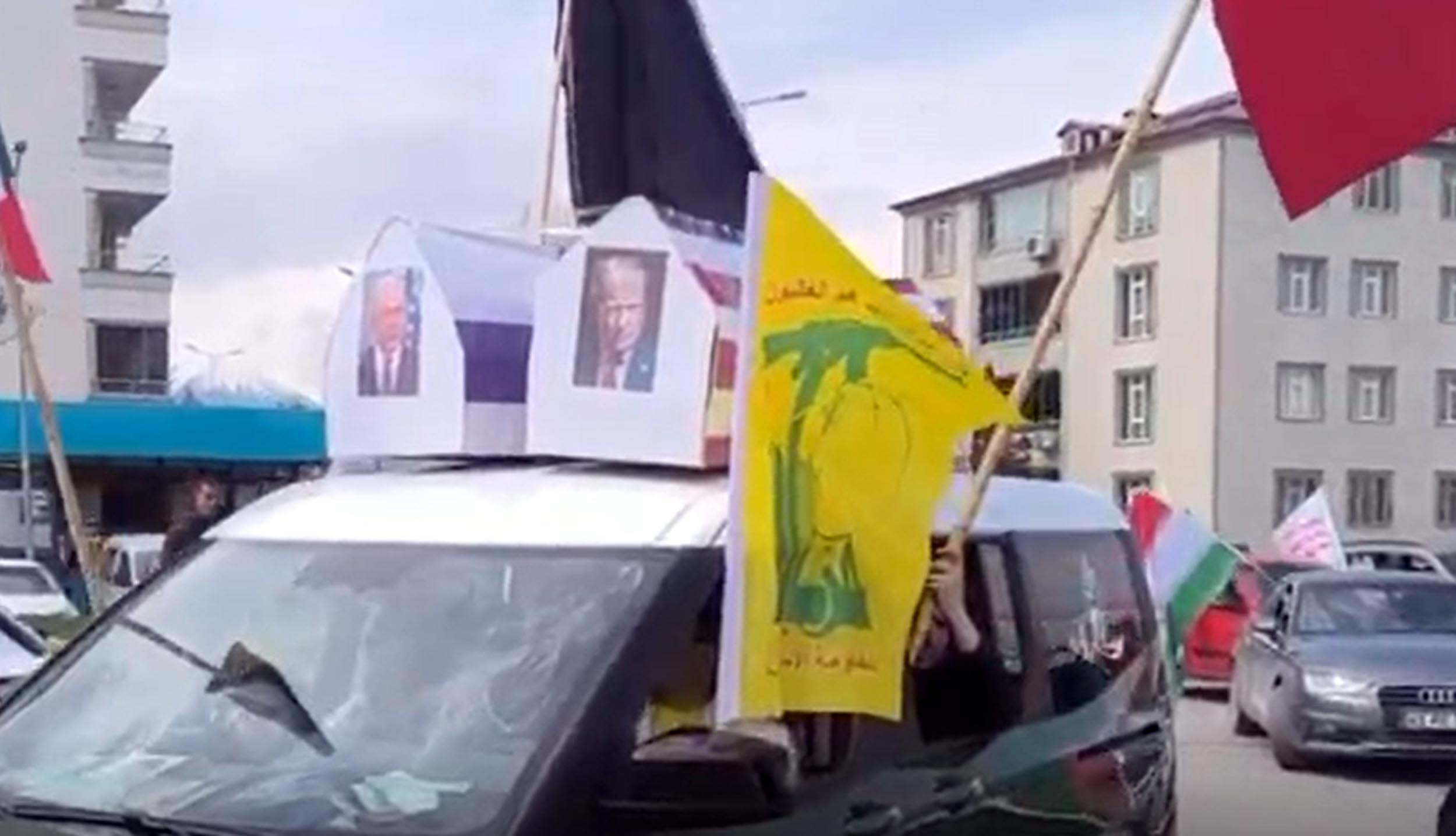 Iğdır konvoyu araçları