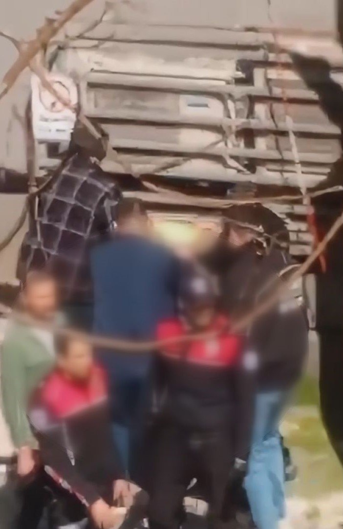 Polis şüpheli yakalama anı Beşiktaş