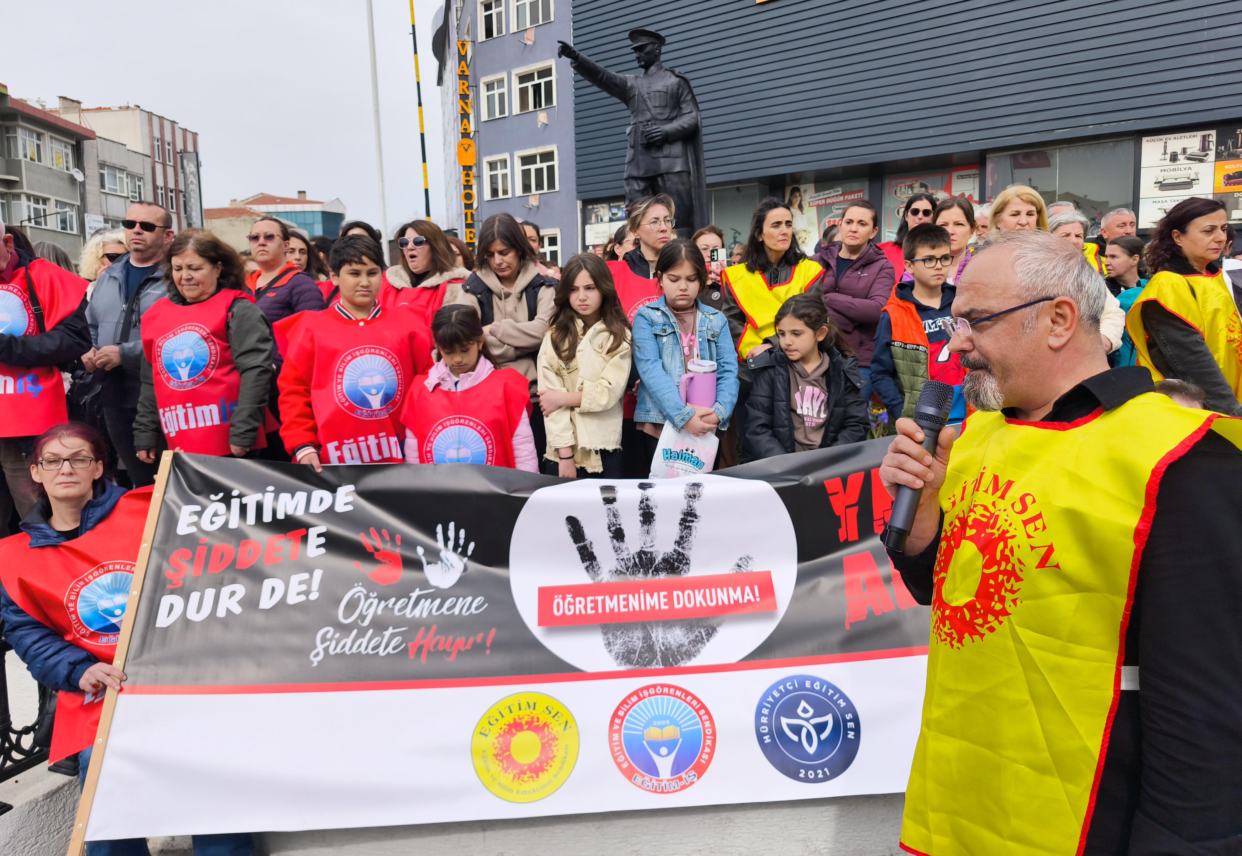 Keşan öğretmenler iş bırakma eylemi