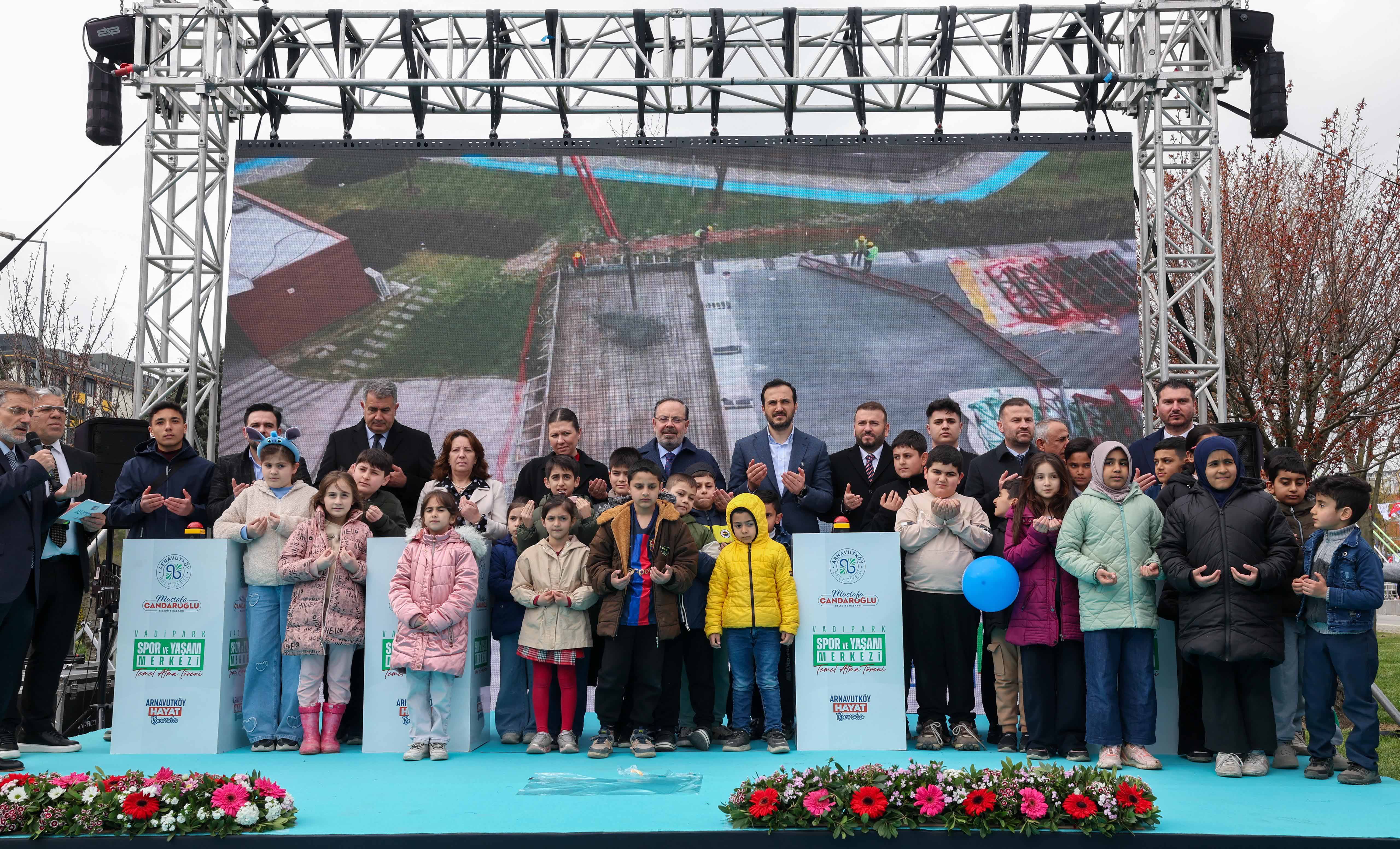 Vadipark Spor ve Yaşam Merkezi temel atma töreni