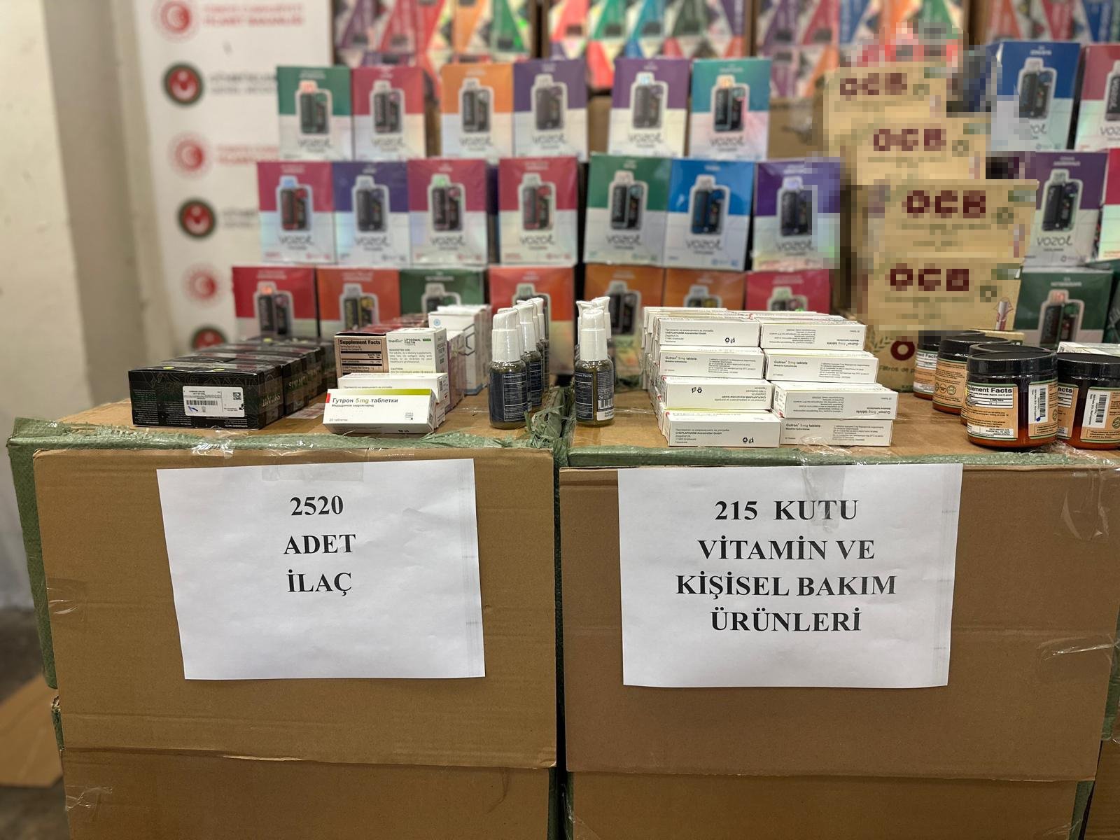 Kaçak İlaç ve Vitamin Ele Geçirildi Kapıkule