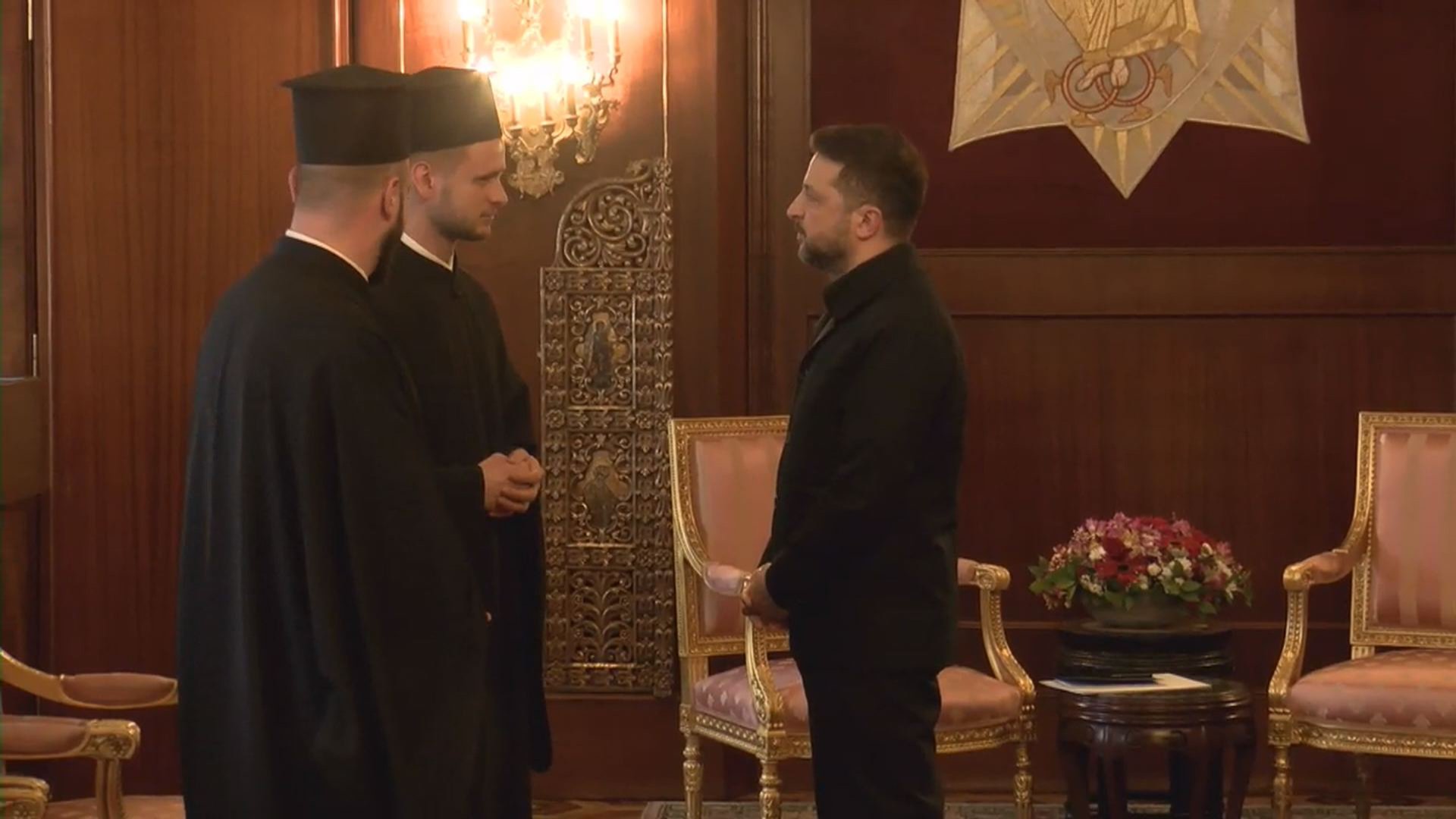 Volodimir Zelenskiy Fener Rum Patrikhanesi Ziyareti