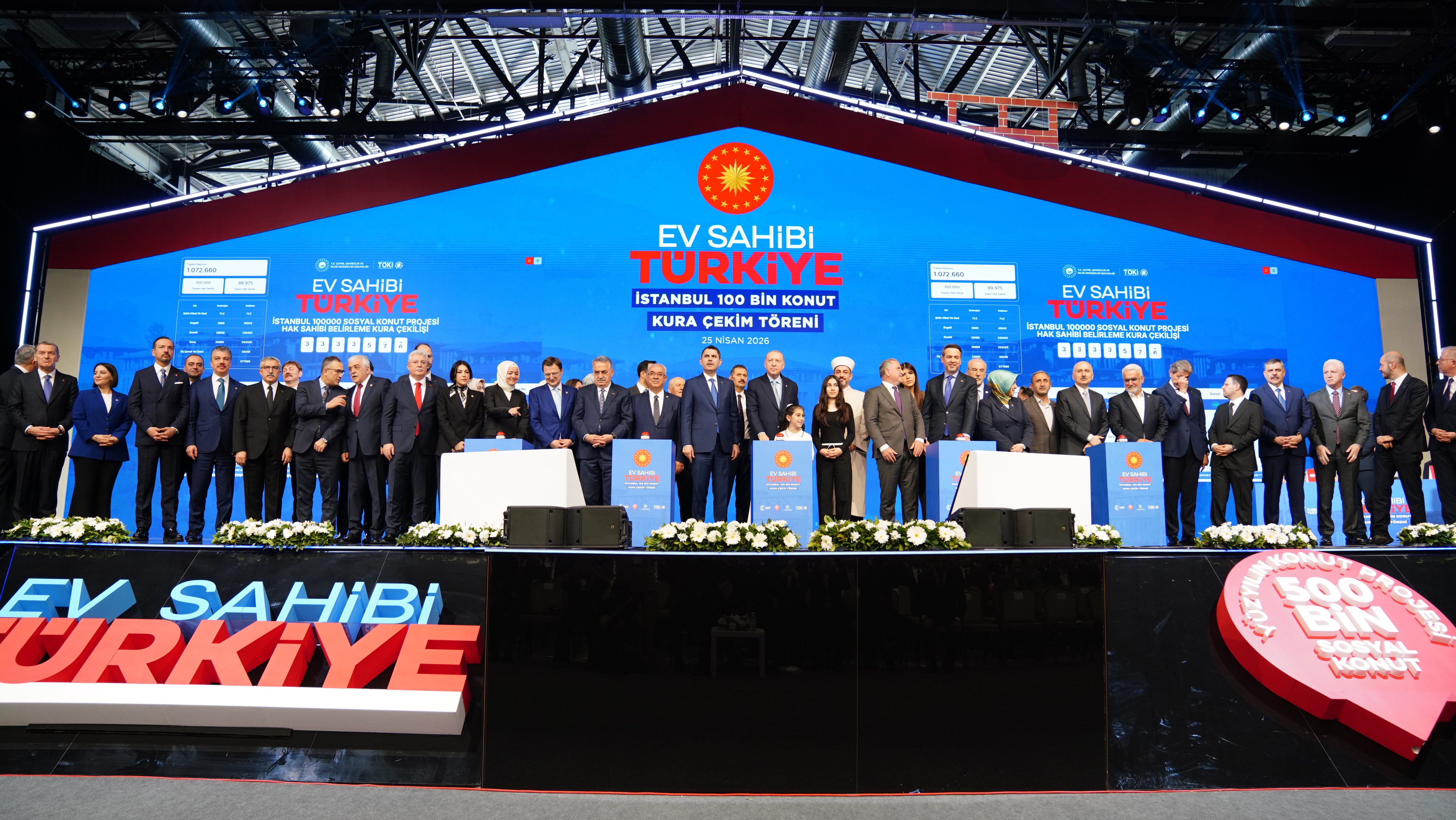 TOKİ sosyal konut projesi kura çekimi