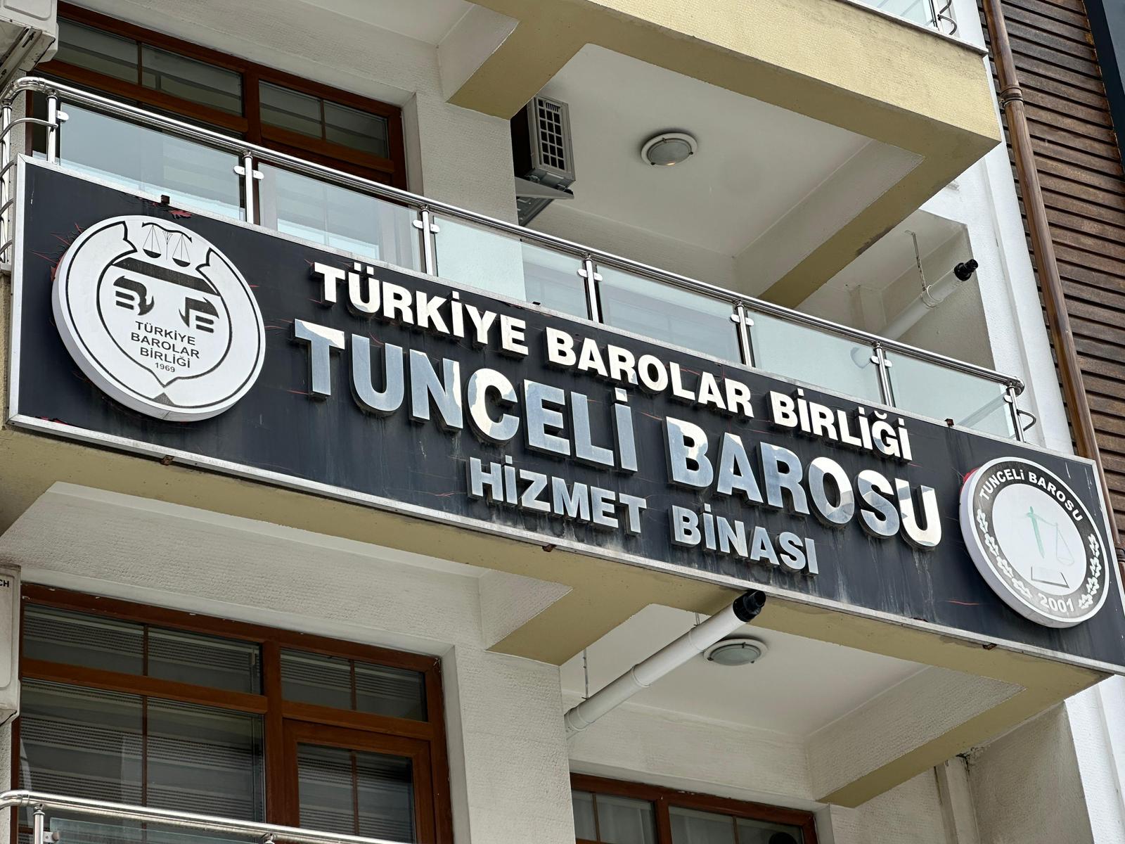 Tunceli Barosu Tuncay Sonel İsim Kaldırma Talebi