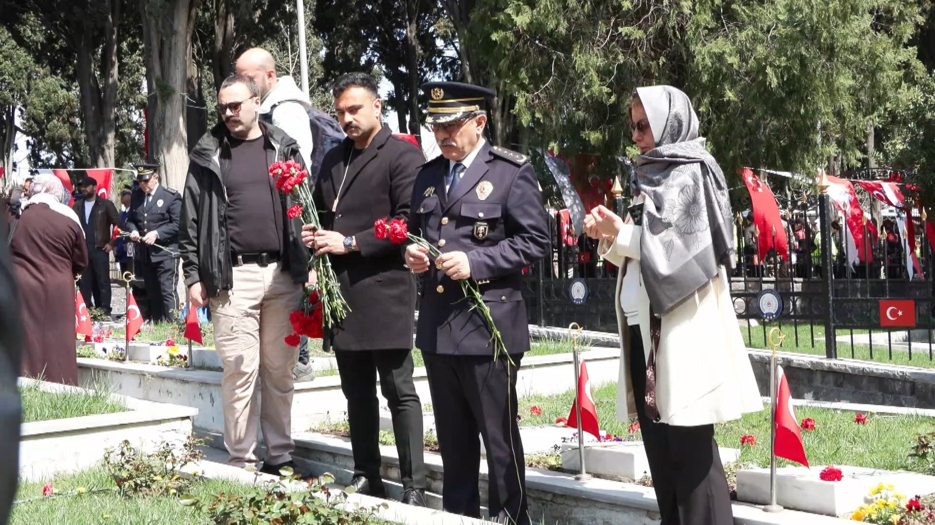 Polis Şehitliği Anma Töreni