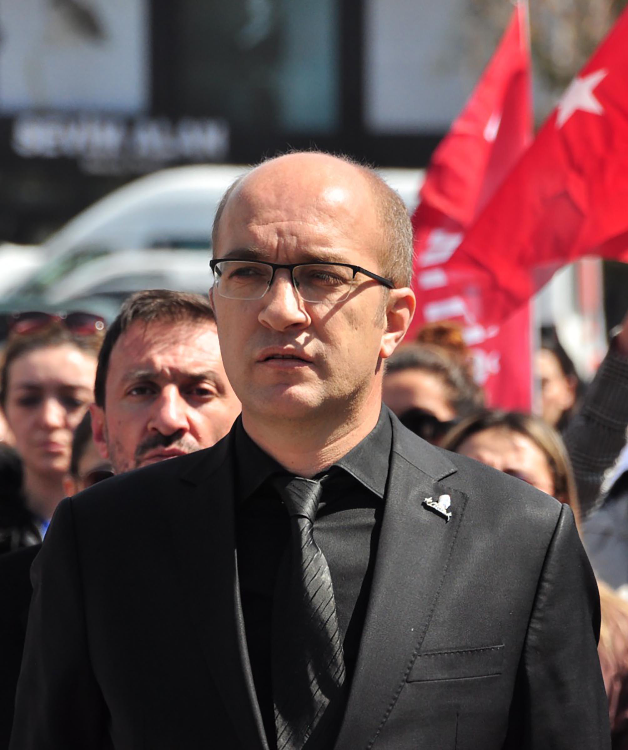 Kars protesto yürüyüşü genel görünüm