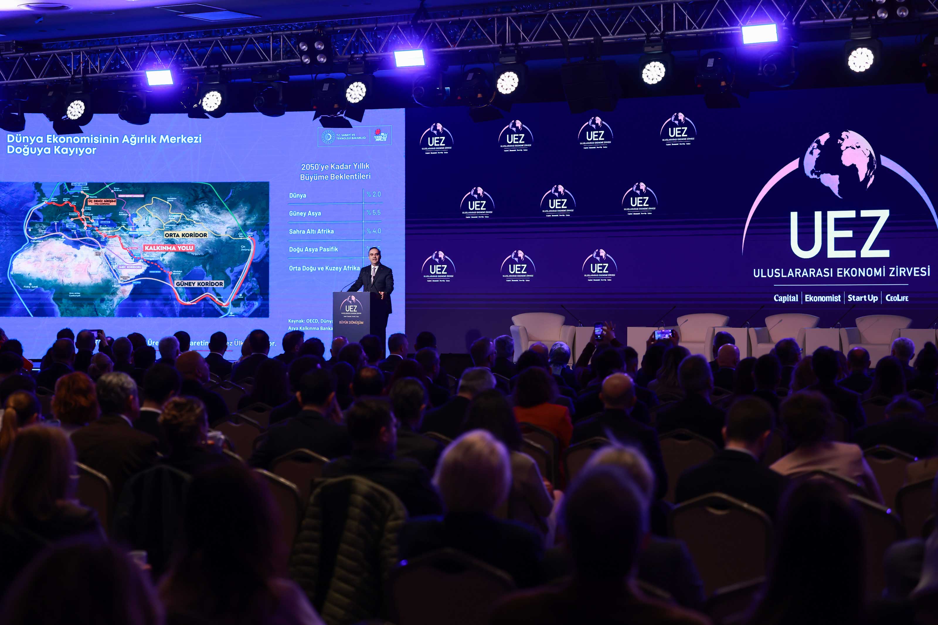 Sanayi ve Teknoloji Bakanı Mehmet Fatih Kacır UEZ 2026 Zirvesi