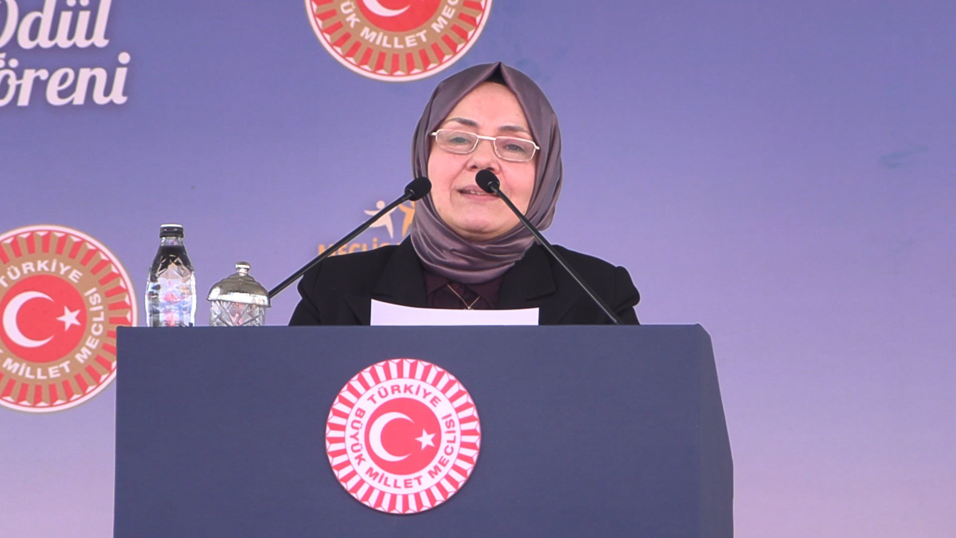 Gençlik ve Spor Bakan Yardımcısı Safa Koçoğlu Gürsoy konuşma yapıyor