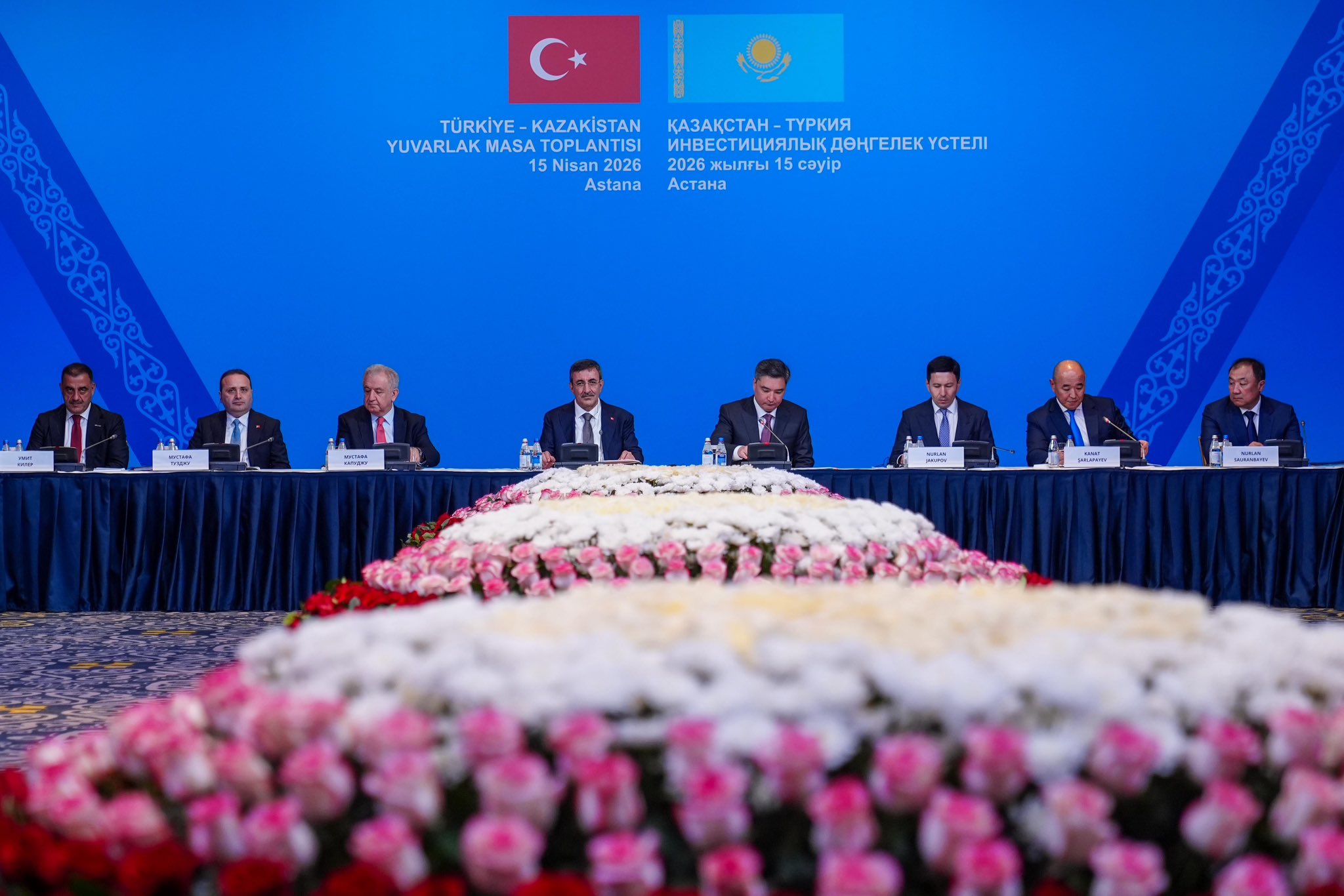 Cevdet Yılmaz Kazakistan Yuvarlak Masa Toplantısı