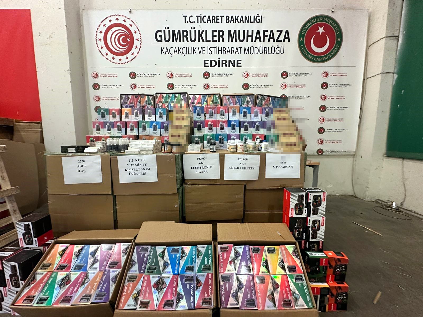 Kaçak Sigara Filtreleri Kapıkule Operasyonu