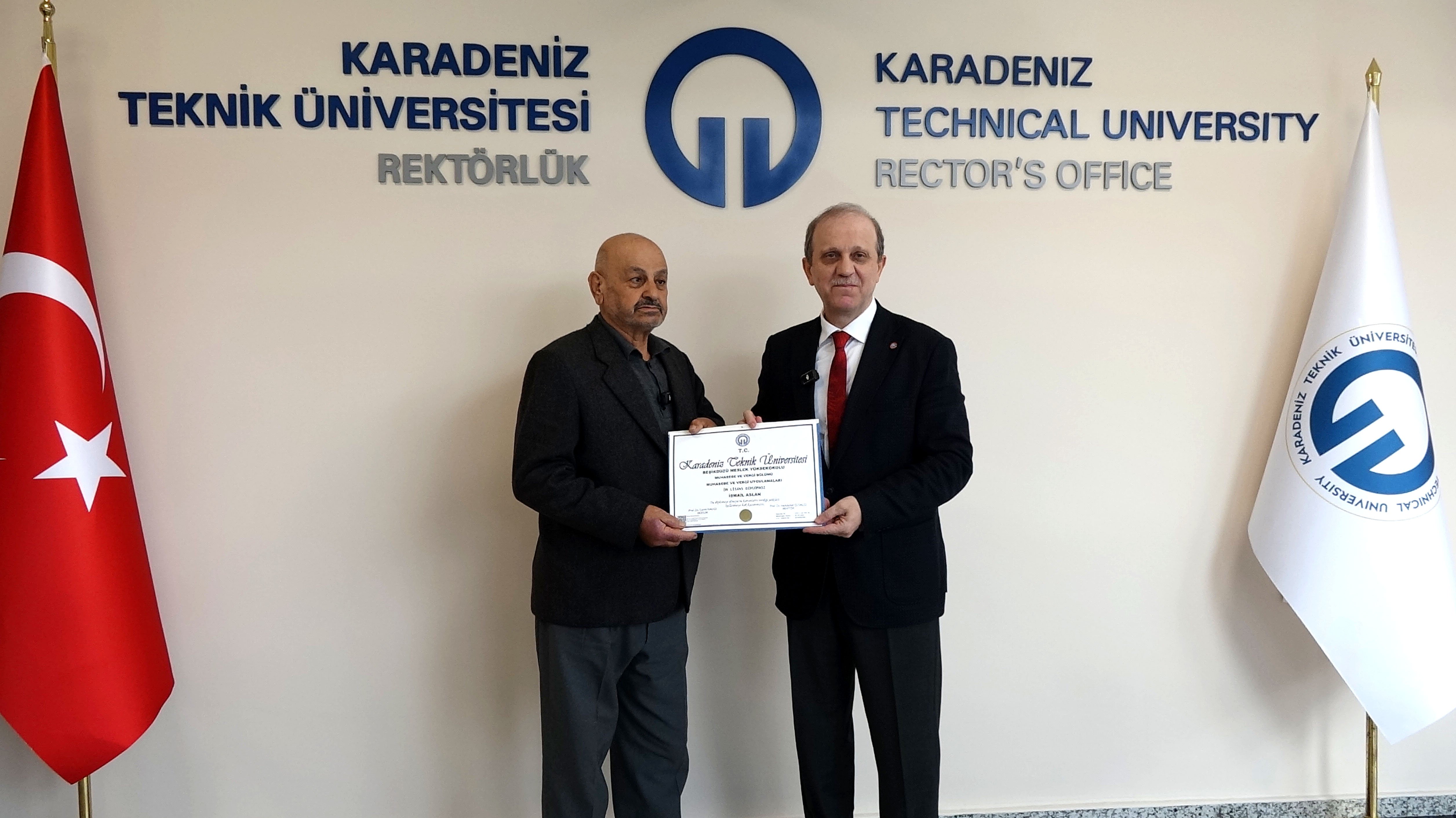 İsmail Aslan KTÜ Mezunu