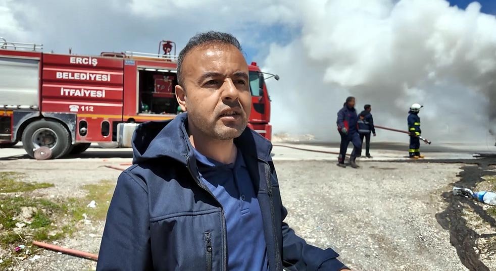 Erciş TIR yangını