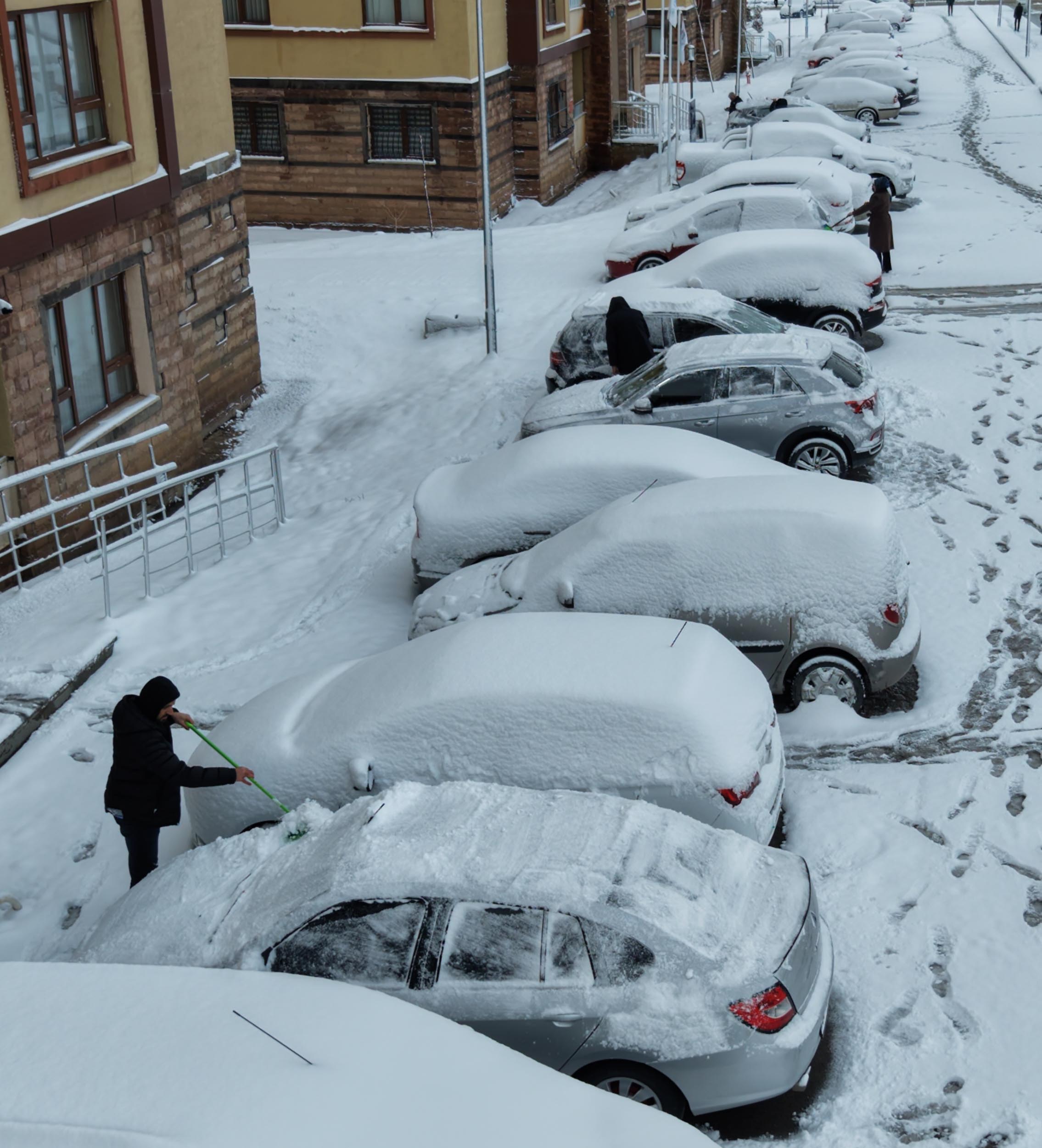 Kar yağışı ulaşım aksaması