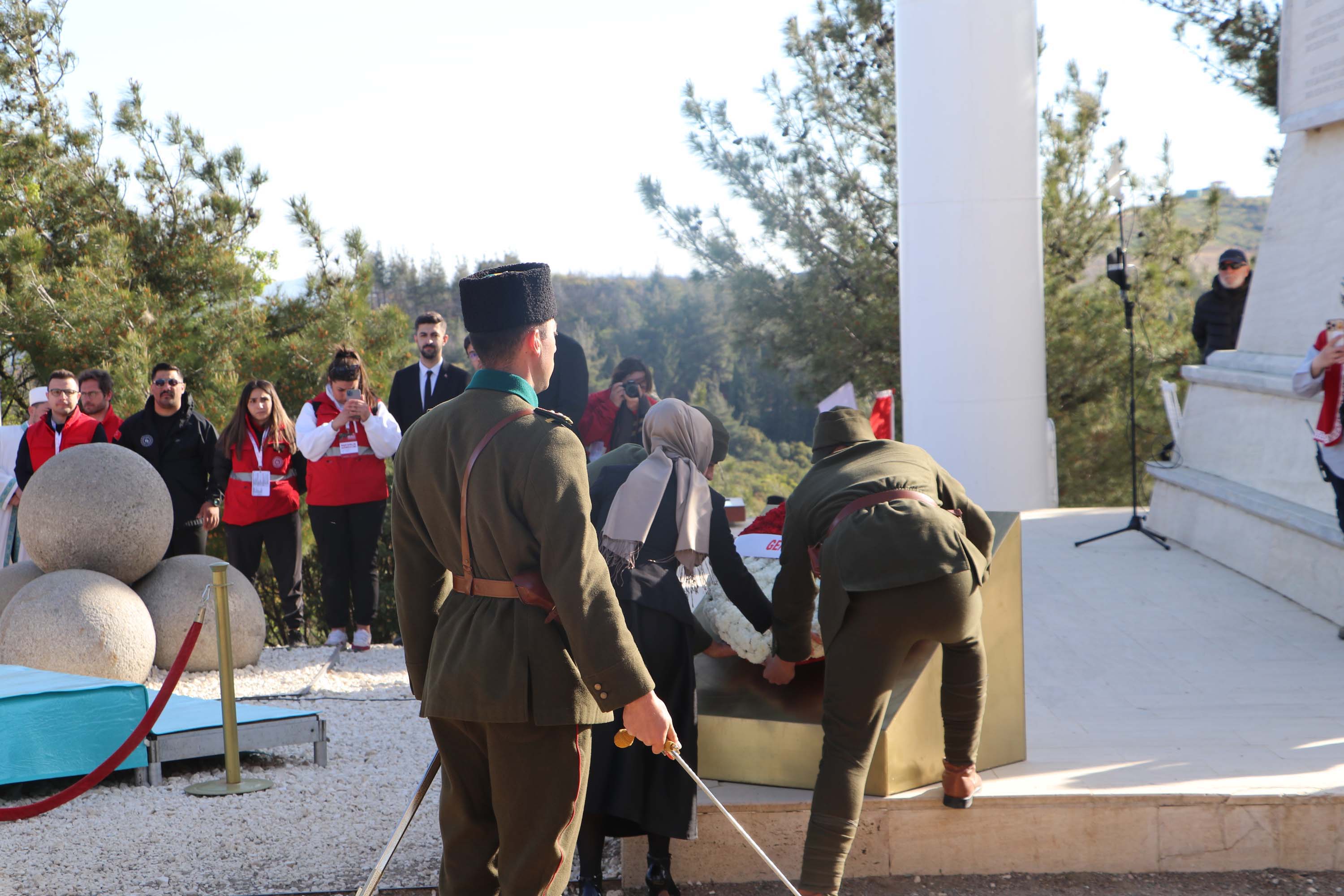 Anzak askerler Şafak Ayini anma Gelibolu