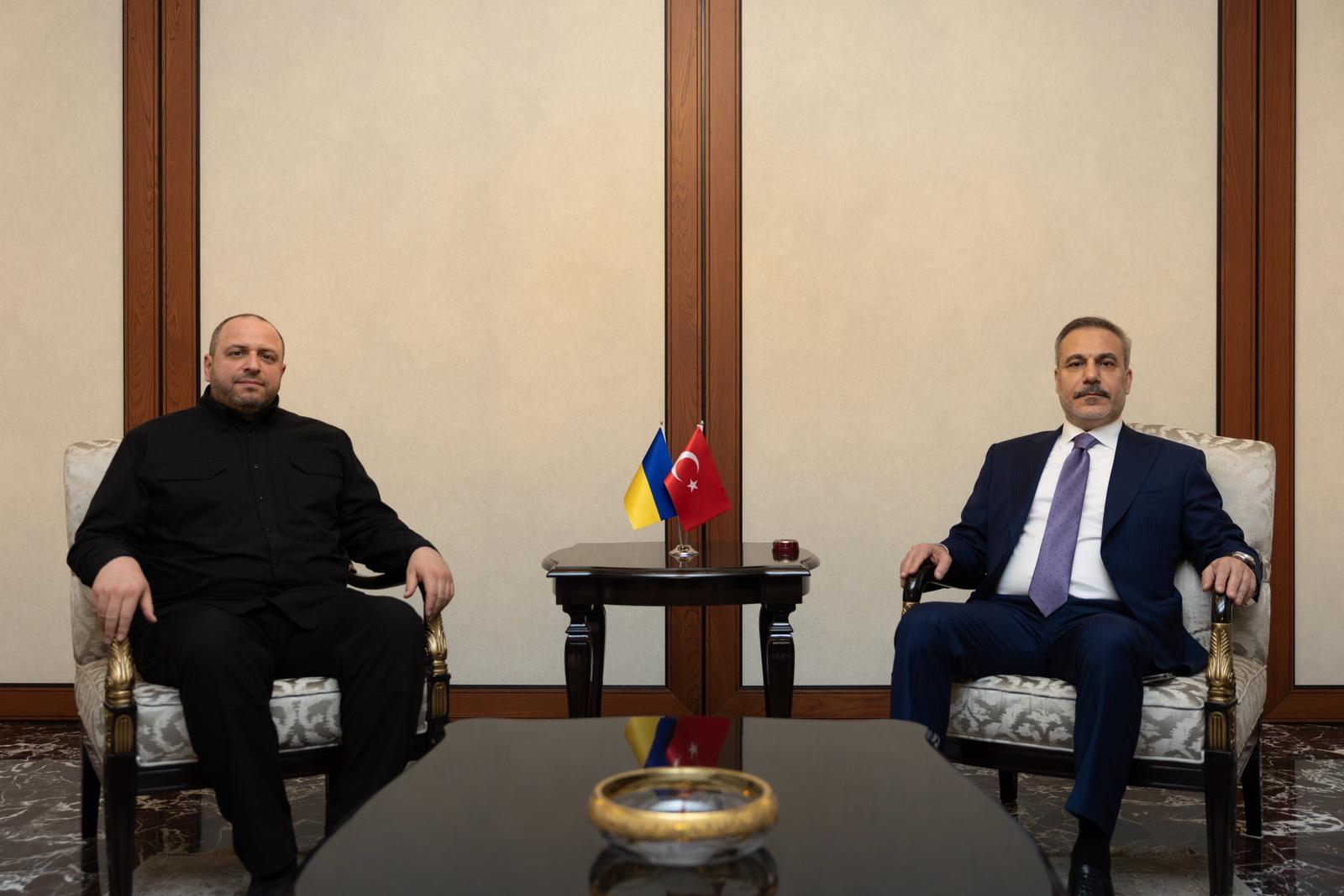 Hakan Fidan ve Rüstem Umerov görüşmesi