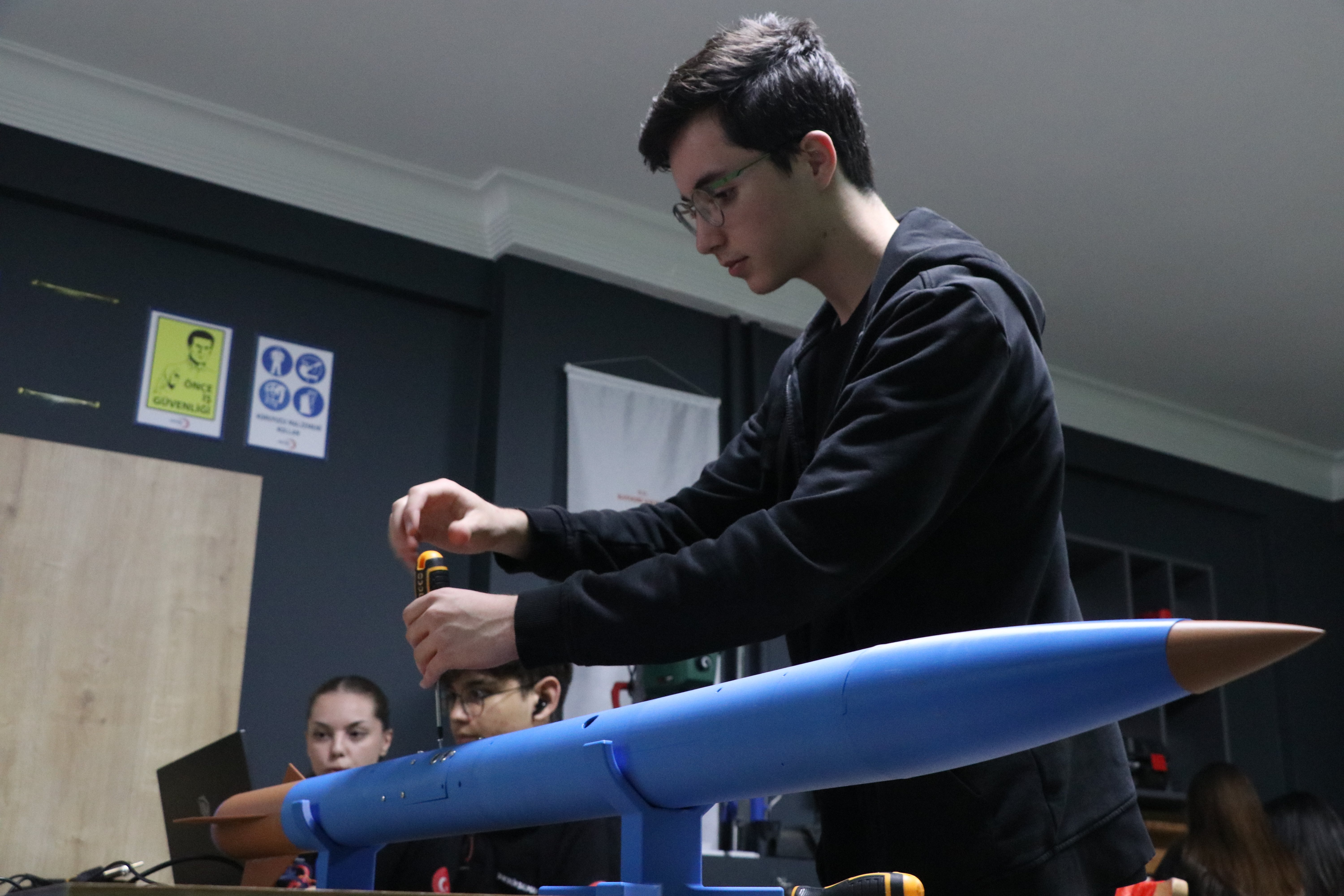 Kayseri GÖKTİM Akademi öğrencileri teknoloji eğitimi alıyor