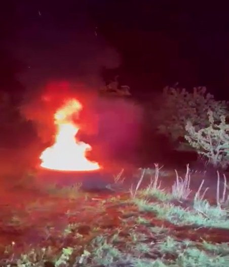 Pamukova zirai don mücadelesi üreticiler ateş yakıyor