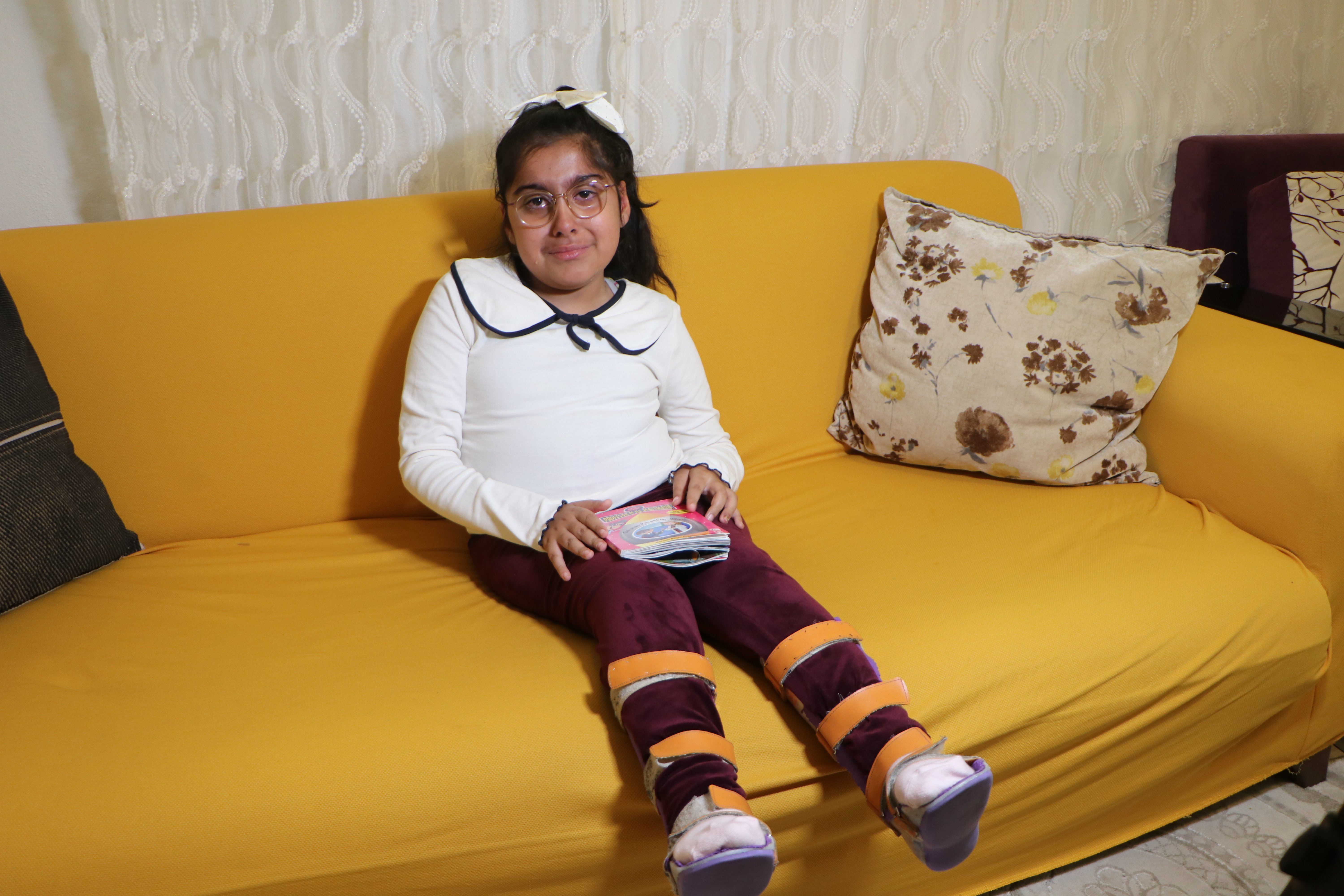 SMA Tip 2 hastası Fidan Ebrar