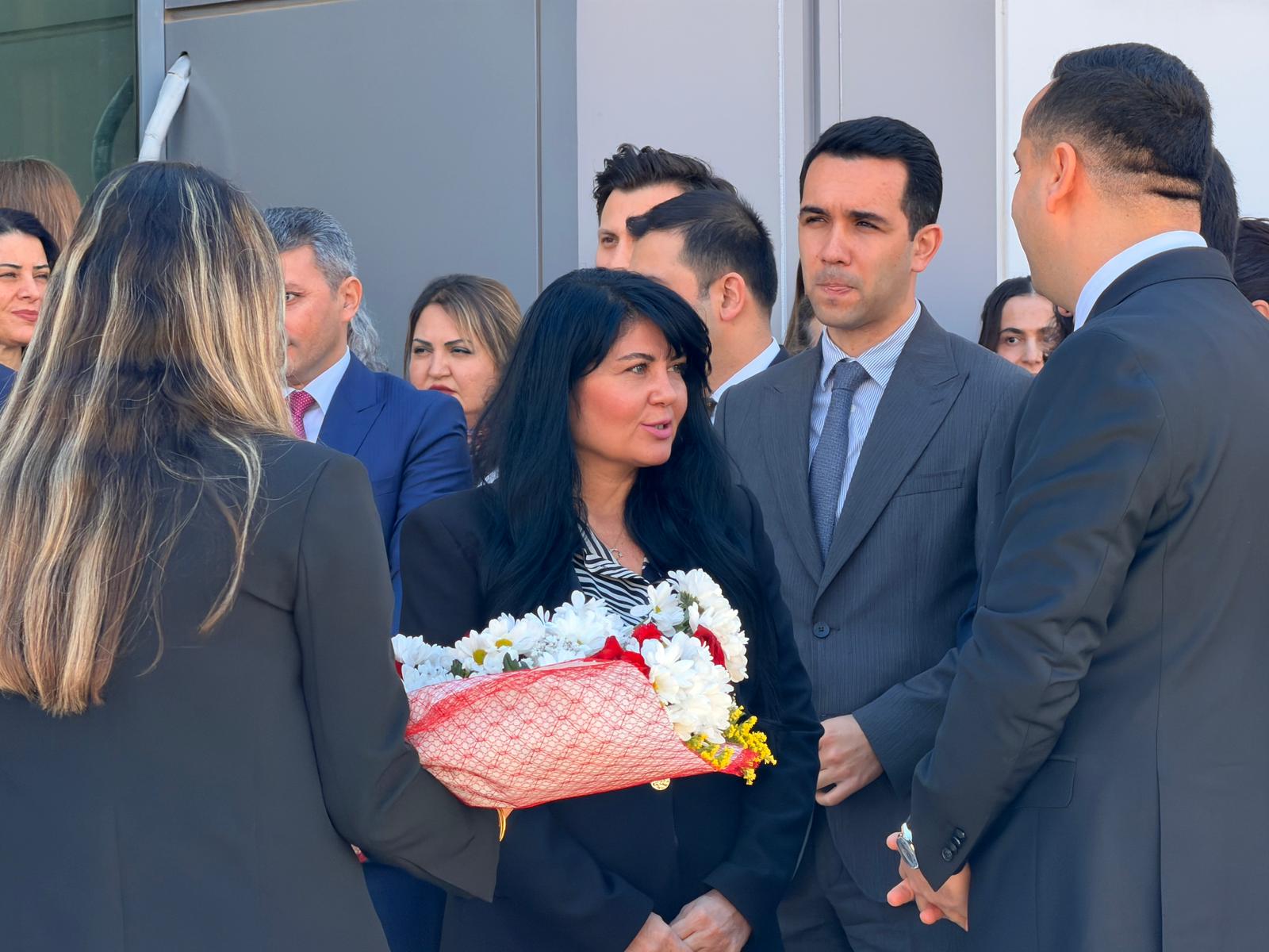 Adalet Bakan Yardımcısı Tuncay ve Başsavcı Ebru Cansu görüşmesi