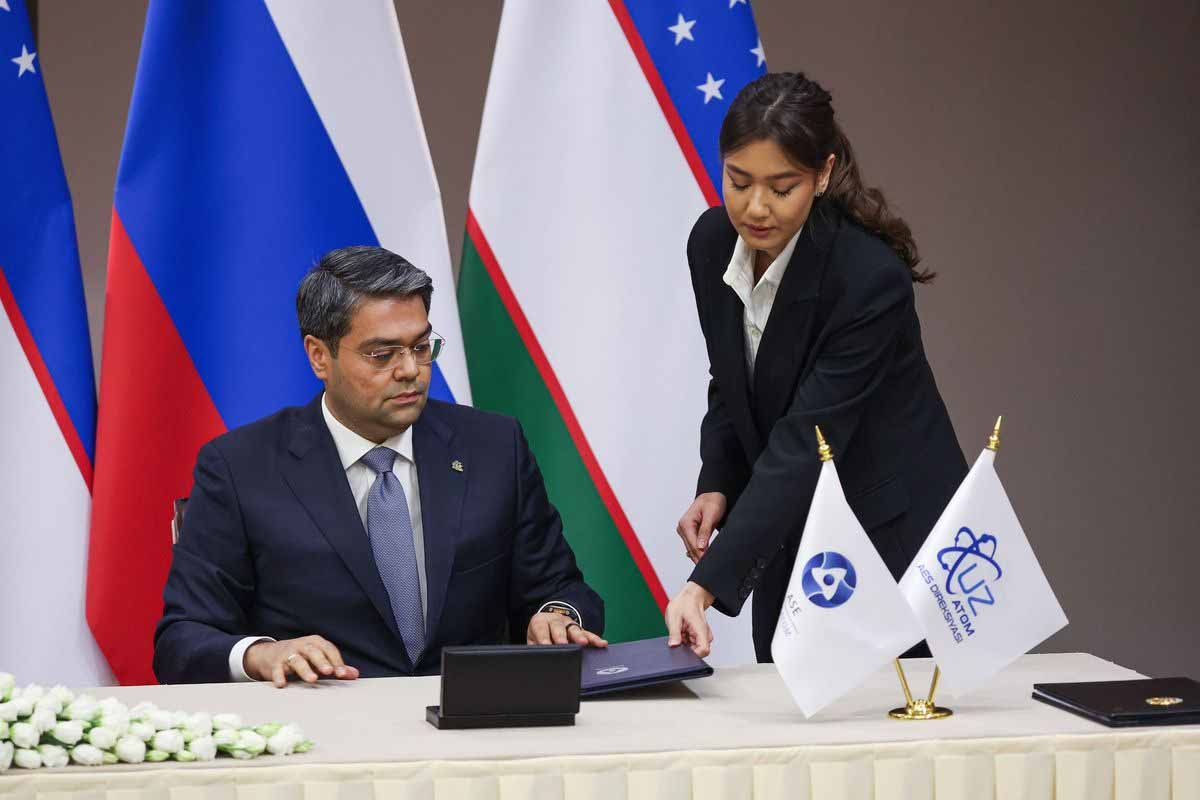 Nükleer santral inşaatında betonlama çalışmaları