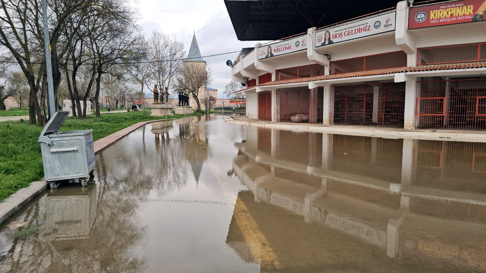 Tunca Nehri taşkın riski Edirne
