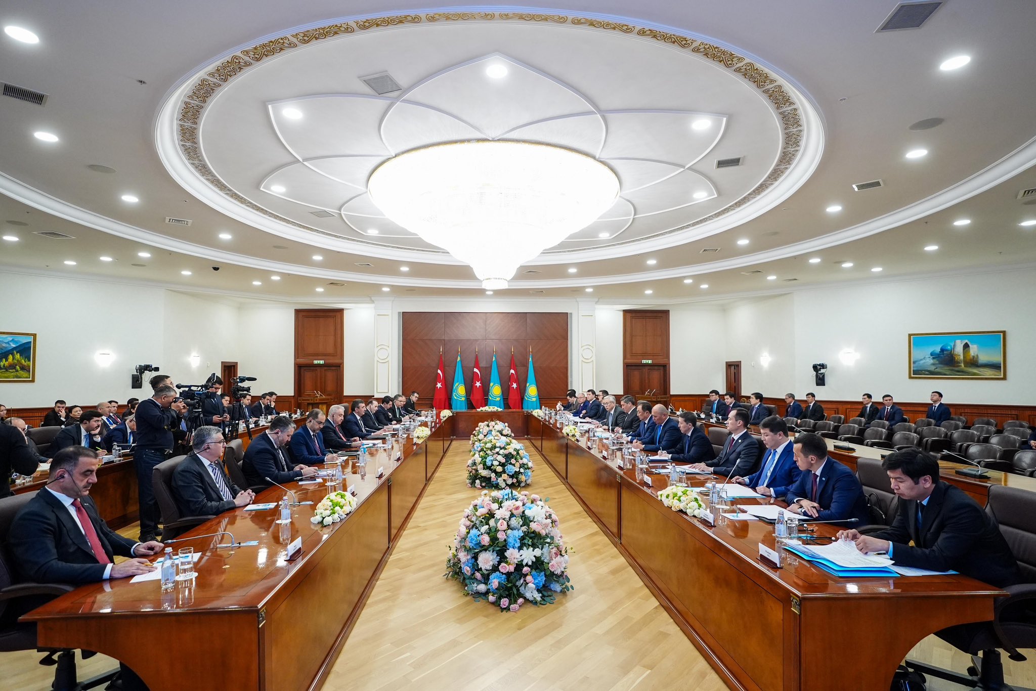 Cevdet Yılmaz Oljas Bektenov Protokol İmza